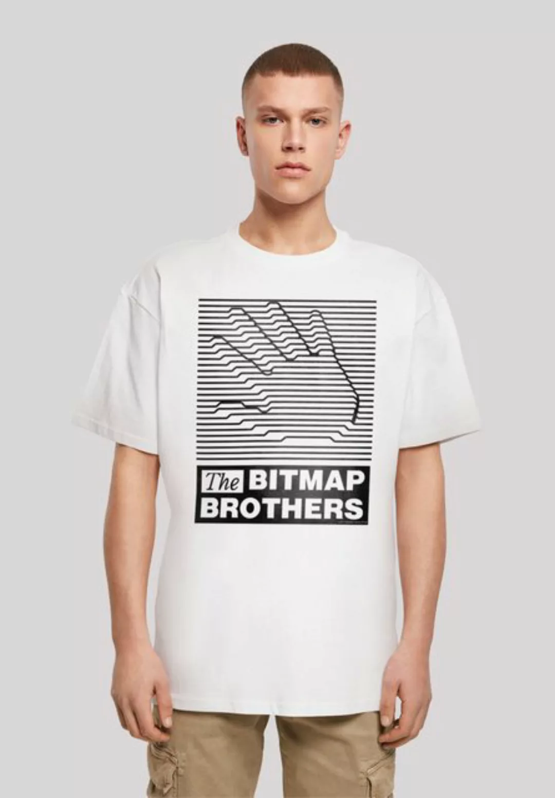 F4NT4STIC T-Shirt "Bitmap Bros Retro Gaming SEVENSQUARED", Print günstig online kaufen