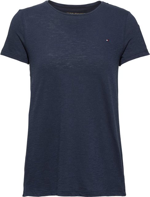 Tommy Hilfiger T-Shirt HERITAGE CREW NECK TEE mit Tommy Hilfiger Logo-Flag günstig online kaufen