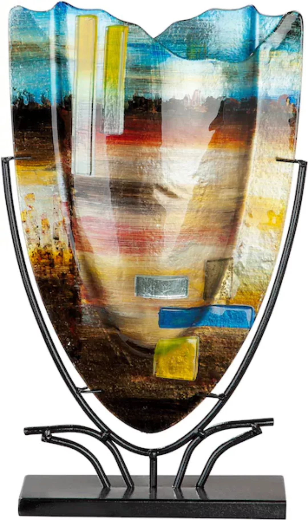 GILDE GLAS art Dekovase »Campo«, (1 St.) günstig online kaufen