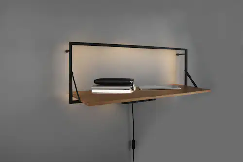 MIRRORS AND MORE Wandregal "Leonie", (1 St.), mit integriertem LED Backligh günstig online kaufen