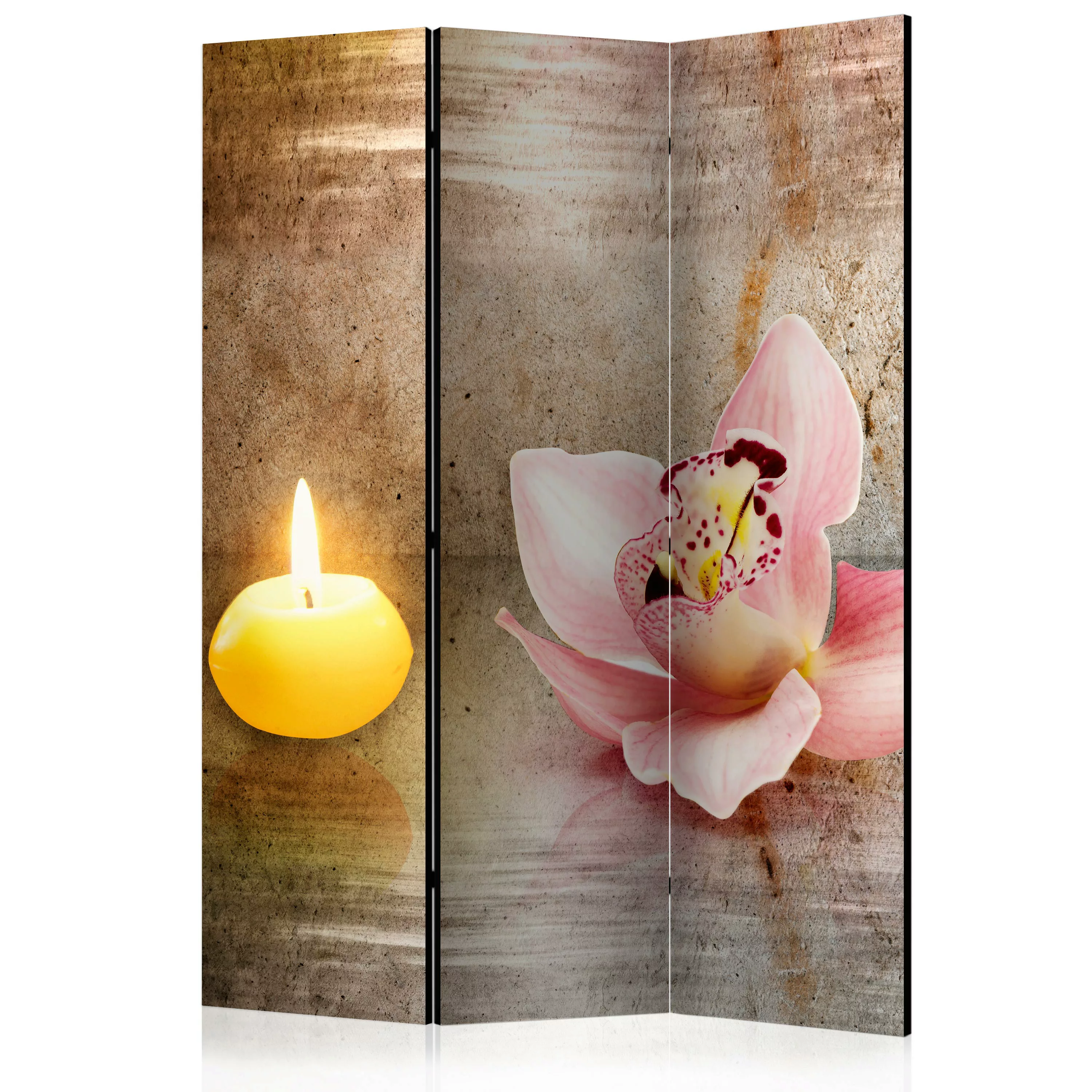 3-teiliges Paravent - Romantic Evening [room Dividers] günstig online kaufen