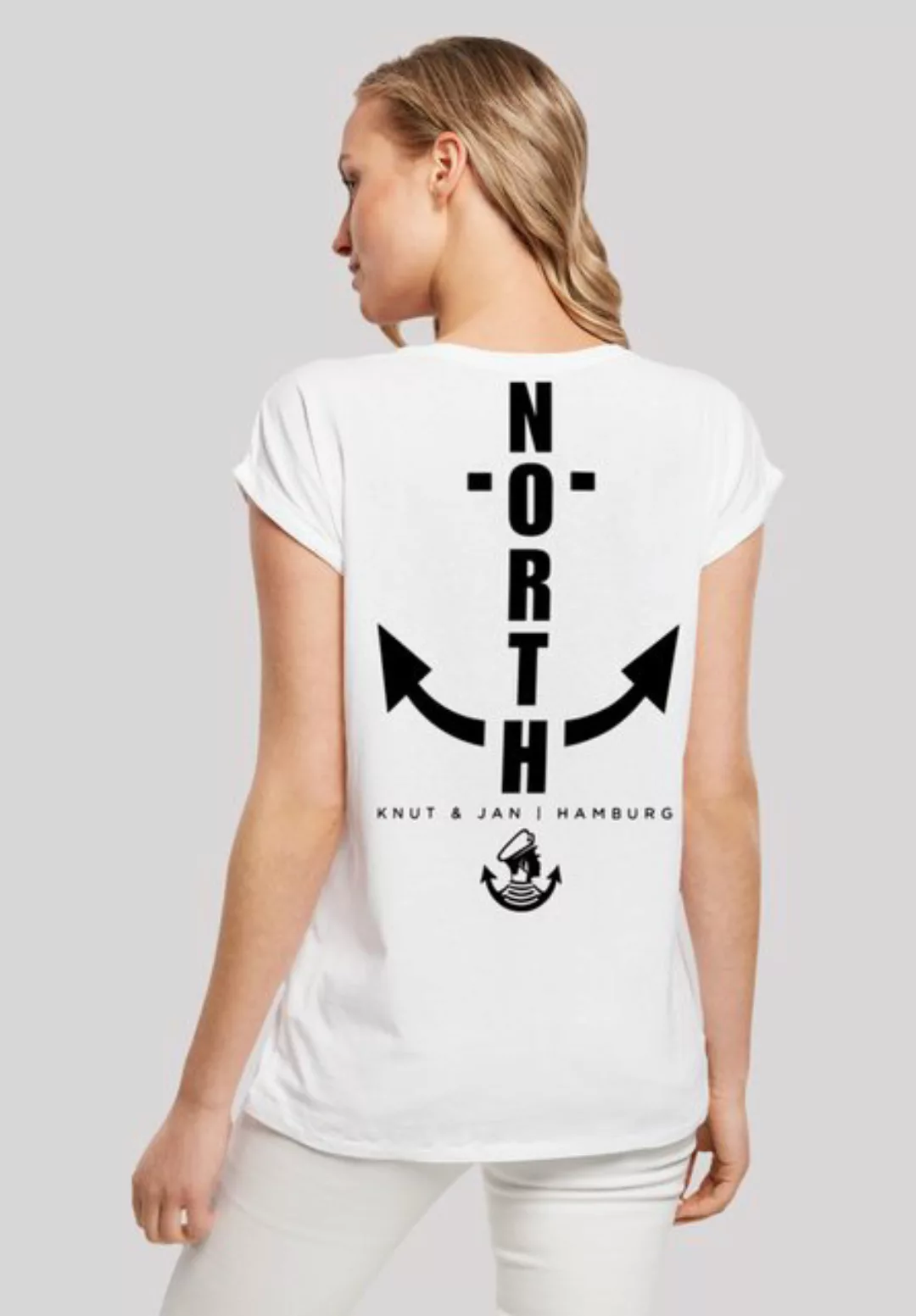 F4NT4STIC T-Shirt "North Anchor Knut & Jan Hamburg", Print günstig online kaufen