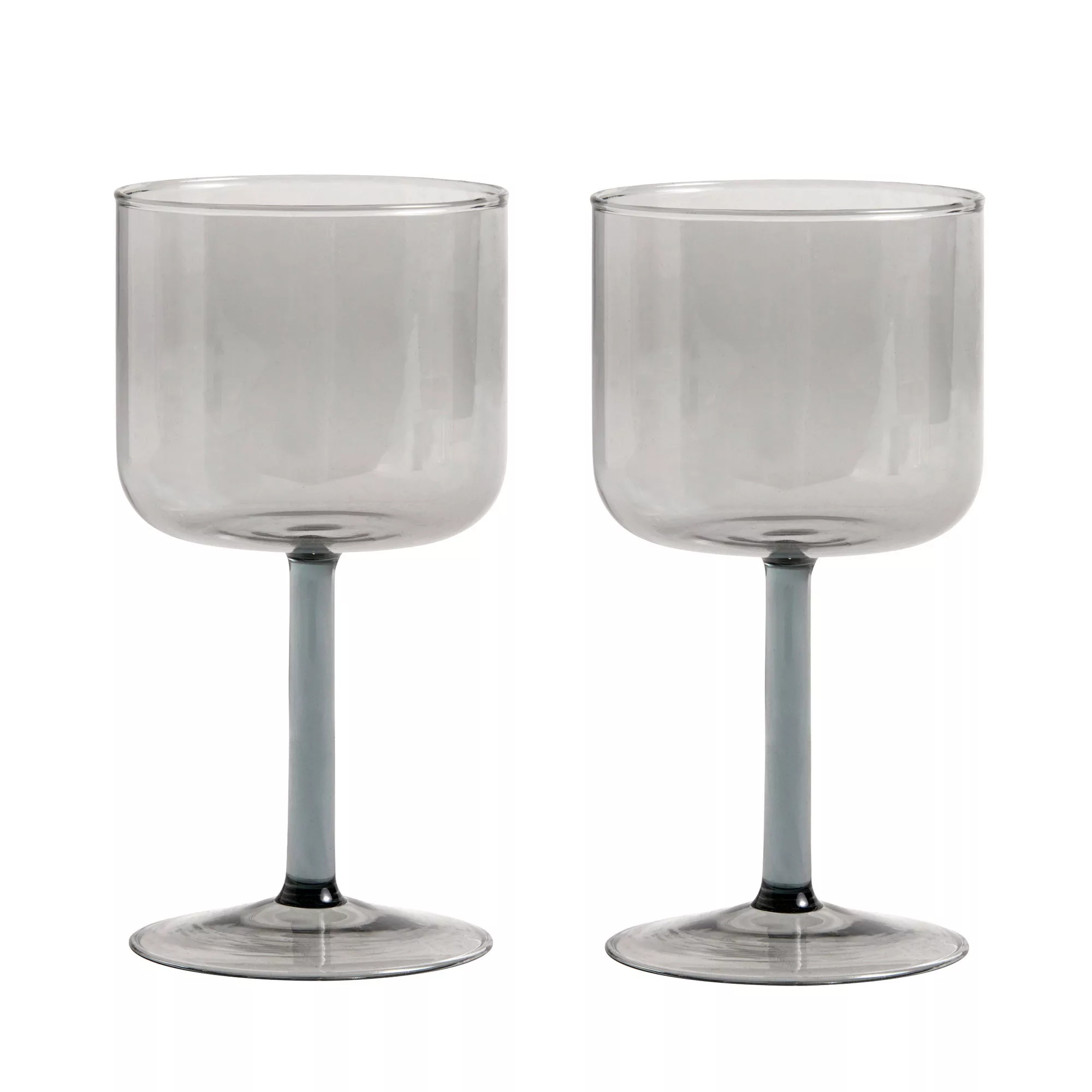 HAY - Tint Weinglas 2er Set - grau/H 15cm / Ø 7,5cm günstig online kaufen