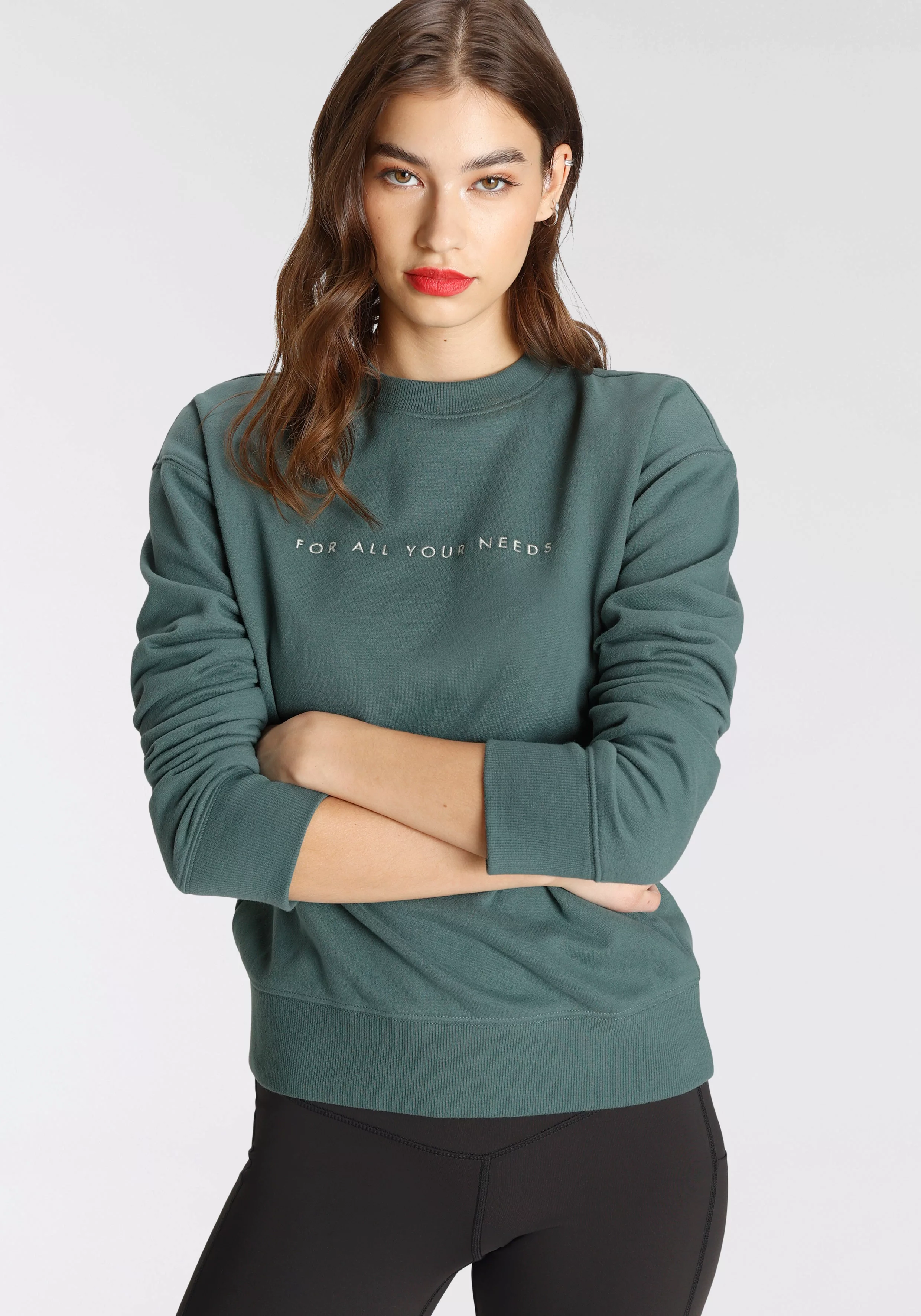 FAYN SPORTS Sweatshirt "Crew Neck", mit Logostickerei günstig online kaufen