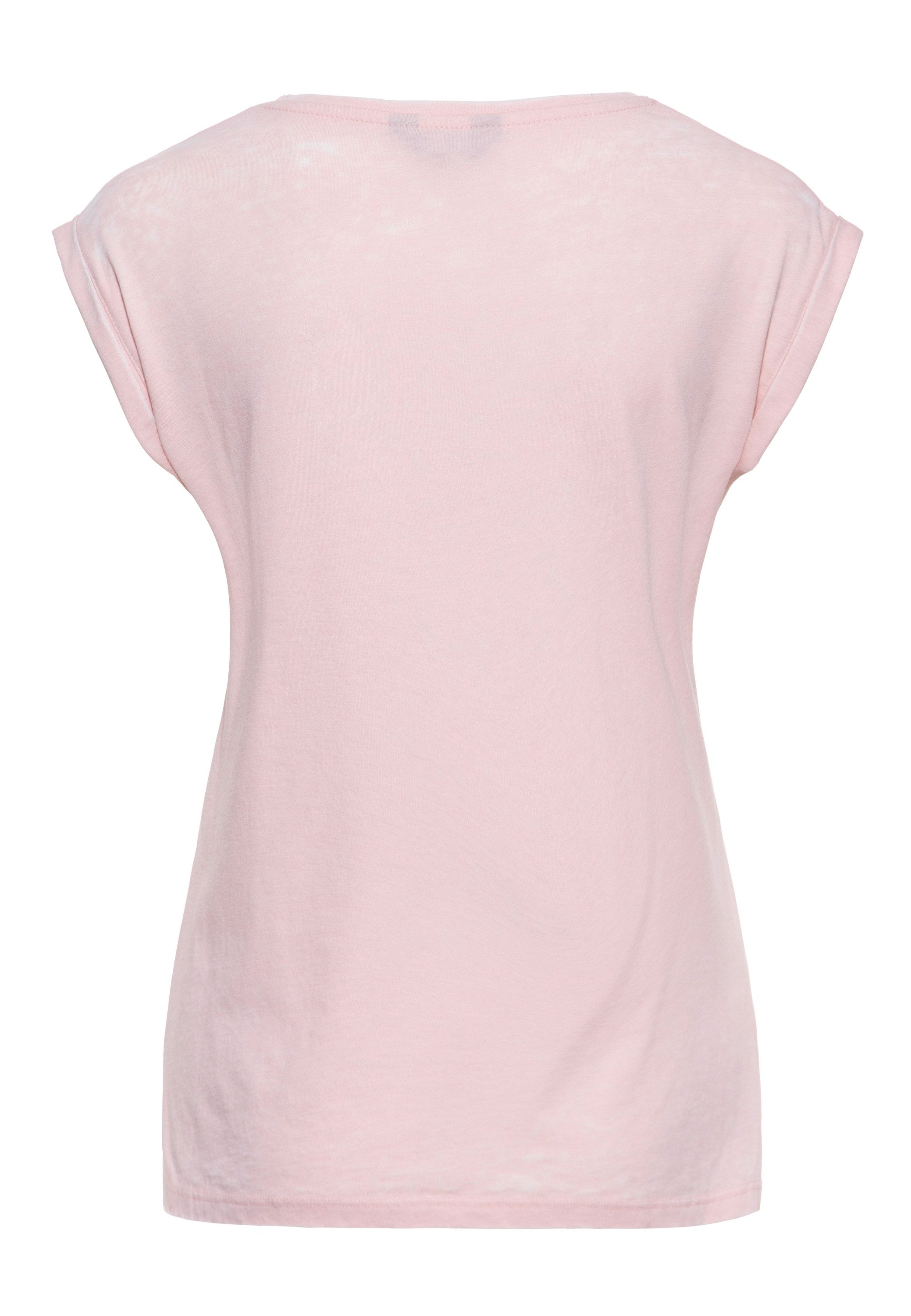QueenKerosin Print-Shirt Wild & Free (1-tlg) günstig online kaufen