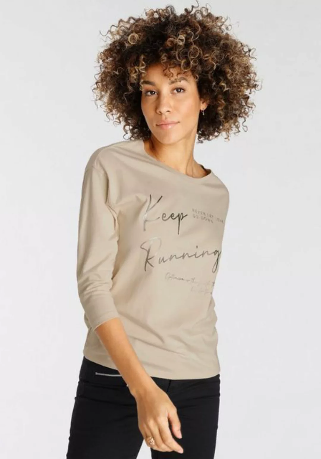 Boysen's 3/4-Arm-Shirt mit liebevollem Wording-Print - NEUE KOLLEKTION günstig online kaufen