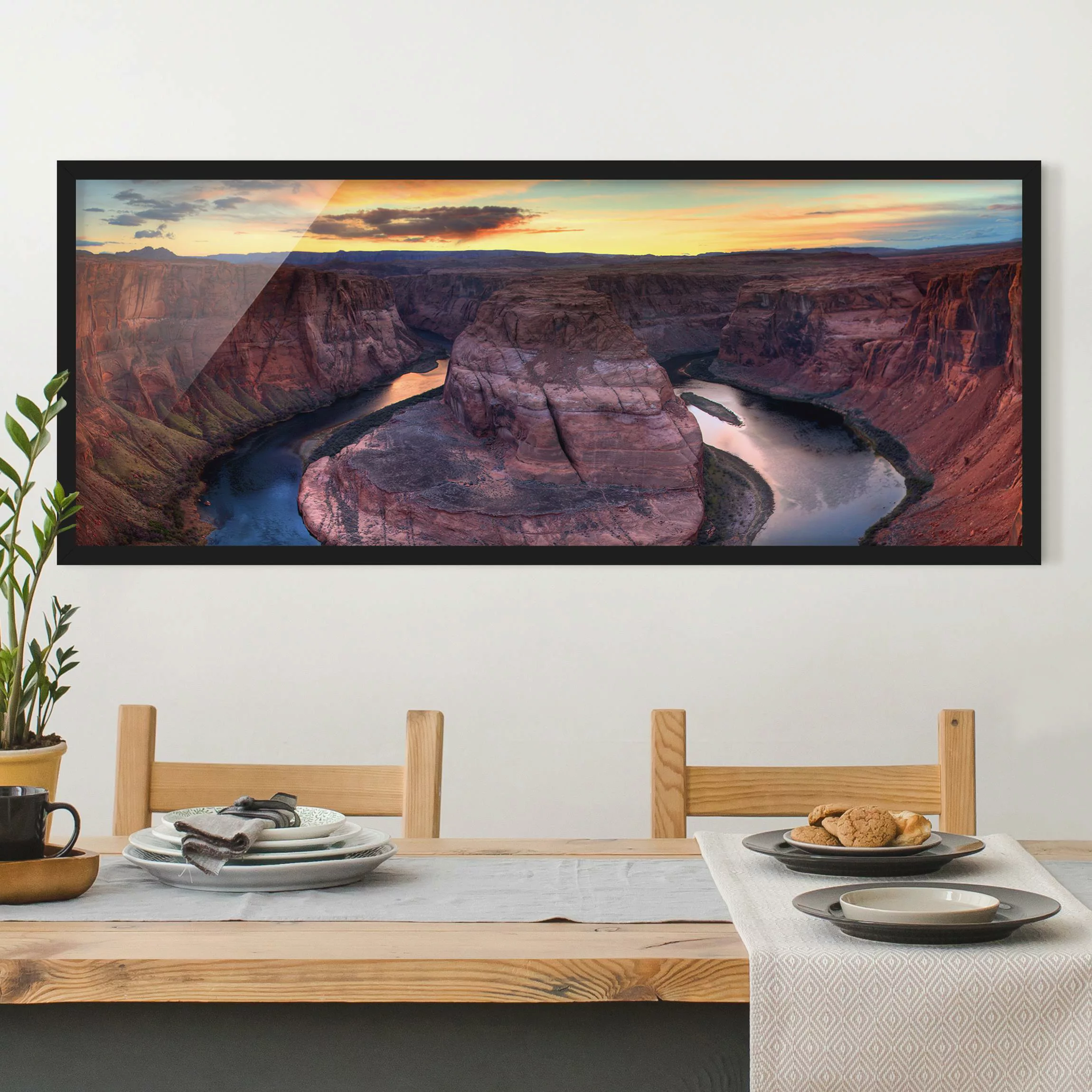 Bild mit Rahmen Natur & Landschaft - Panorama Colorado River Glen Canyon günstig online kaufen