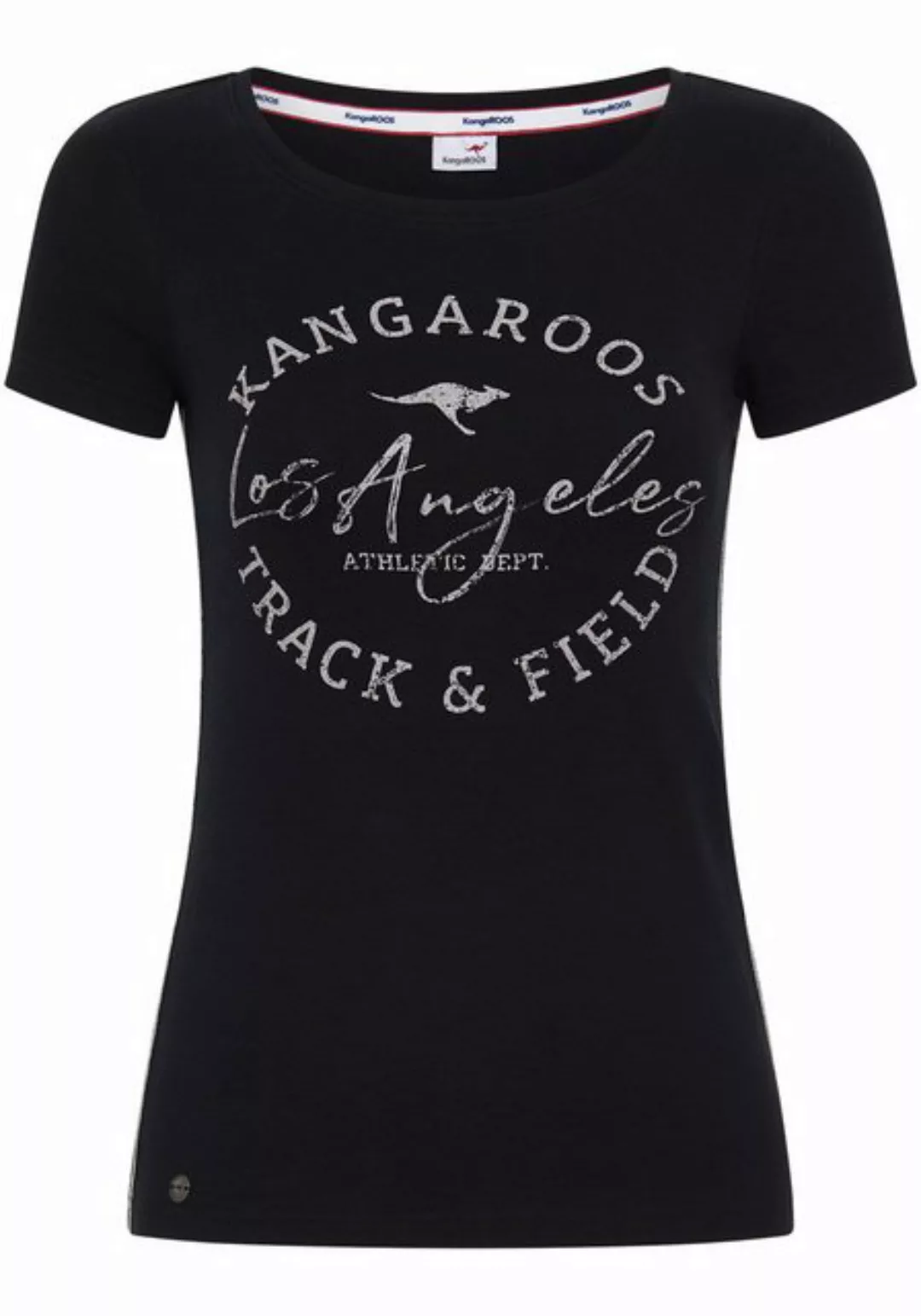 KangaROOS Print-Shirt sehr figurbetonter Schnitt, Print, Rundhalsausschnitt günstig online kaufen