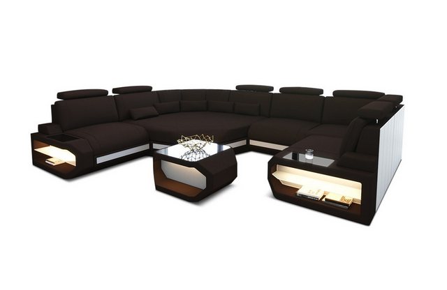 Sofa Dreams Wohnlandschaft Polster Sofa Stoff Couch Asti U Mini Stoffsofa m günstig online kaufen