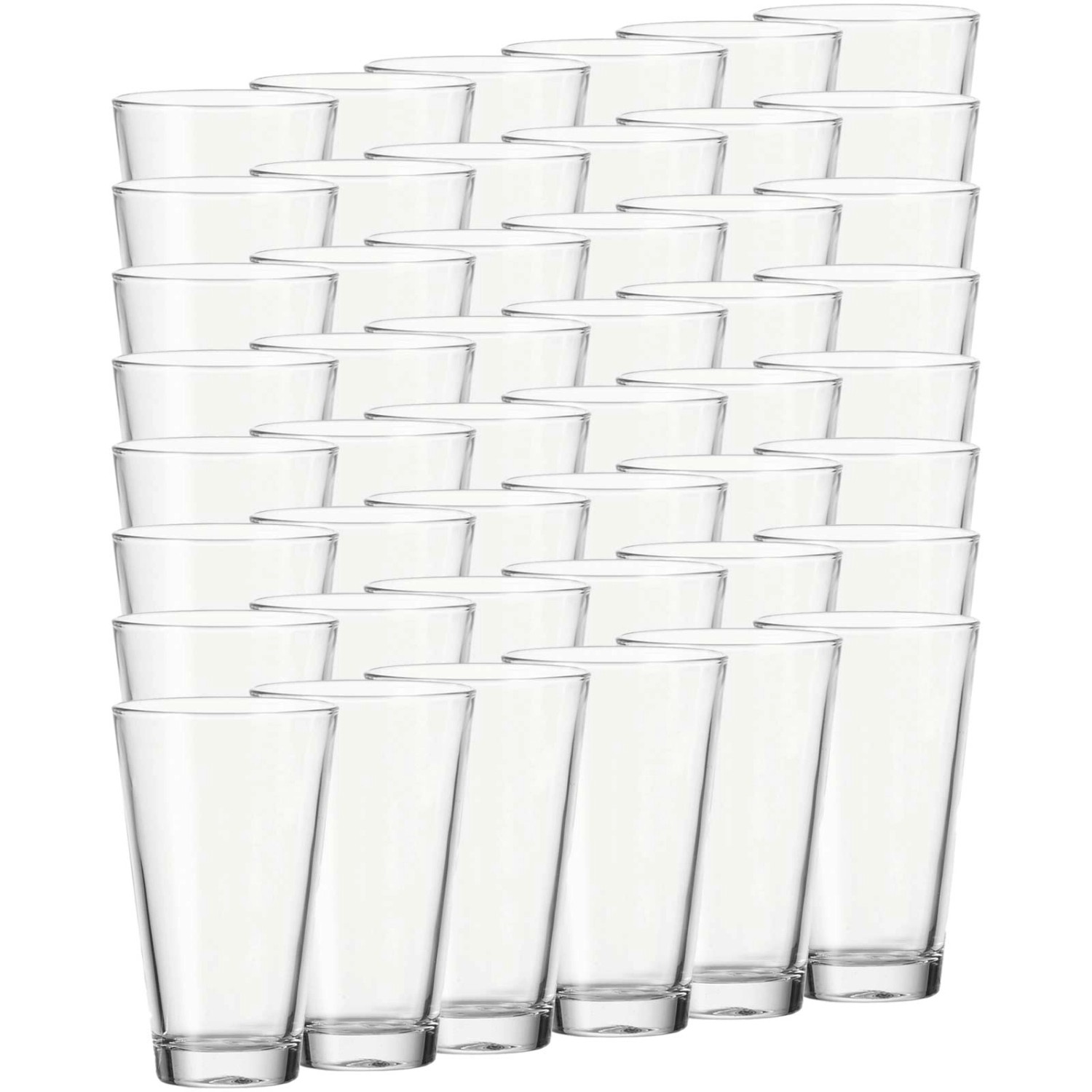 Leonardo Ciao Trinkgläser Wassergläser Stapelgläser 300 ml 48er Set günstig online kaufen