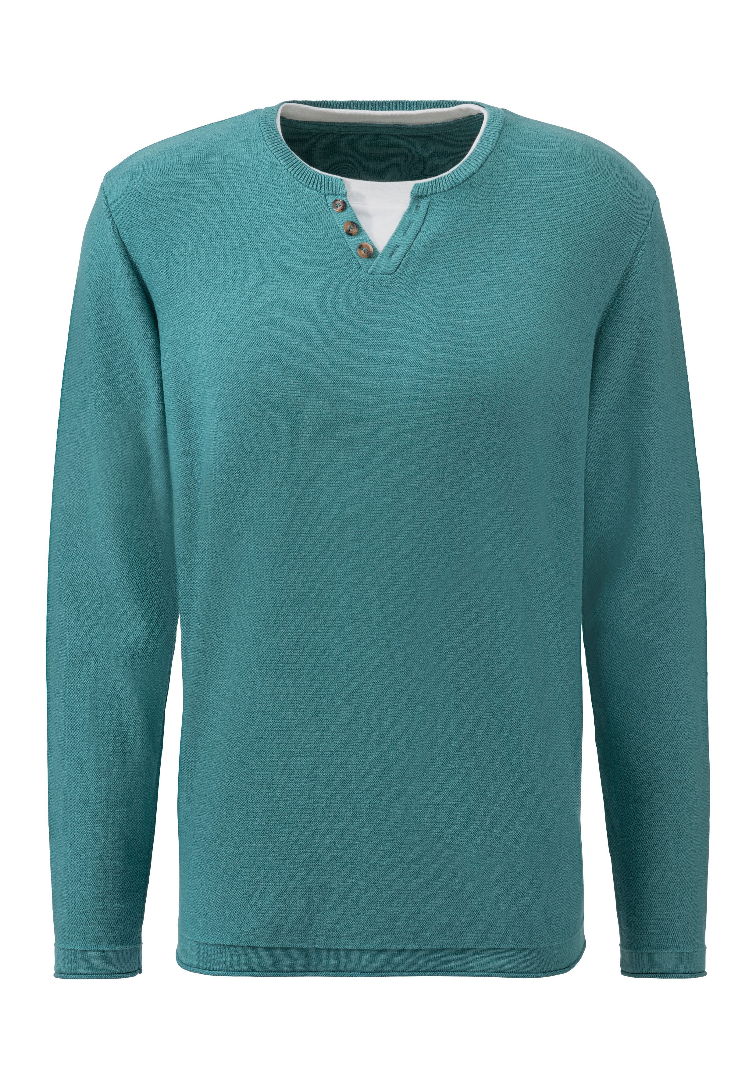 H.I.S Strickpullover, Pullover mit hochwertiger Halslochverarbeitung in dou günstig online kaufen