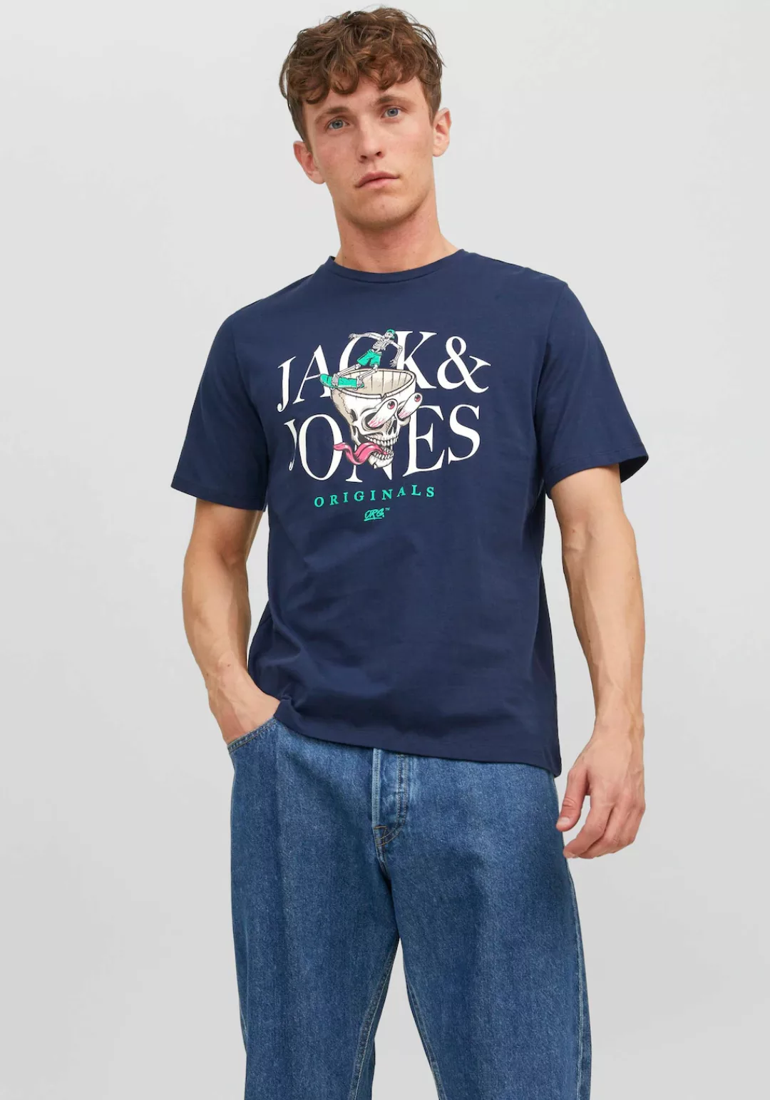 Jack & Jones Rundhalsshirt "JORAFTERLIFE TEE SS CREW NECK SN" günstig online kaufen