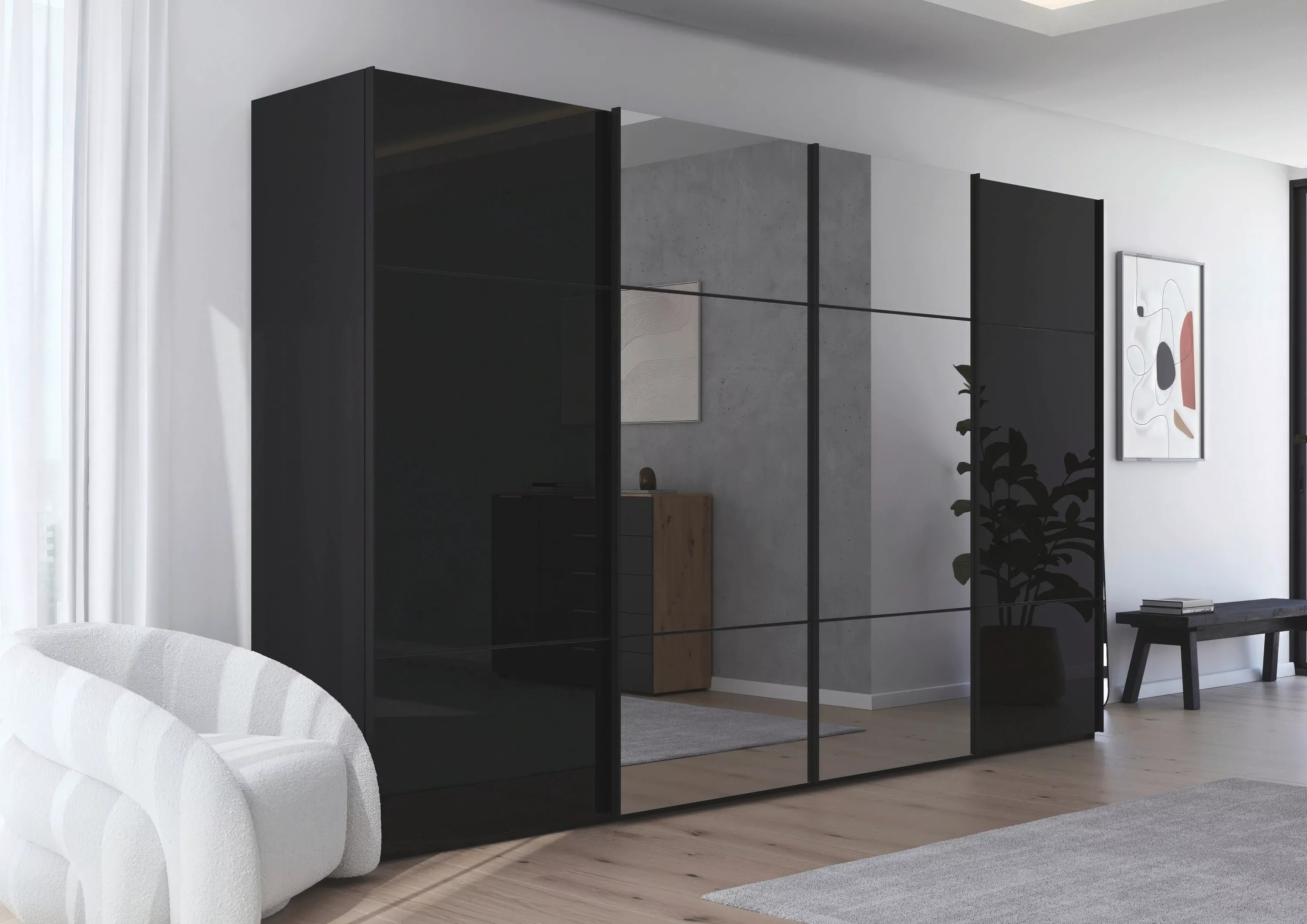rauch Schwebetürenschrank "Kleiderschrank Schrank Garderobe Schlafzimmersch günstig online kaufen