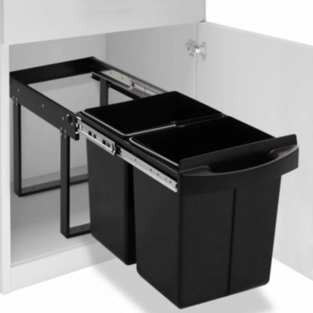 Abfallbehälter Für Küchenschrank Ausziehbar Soft-close 48 L günstig online kaufen