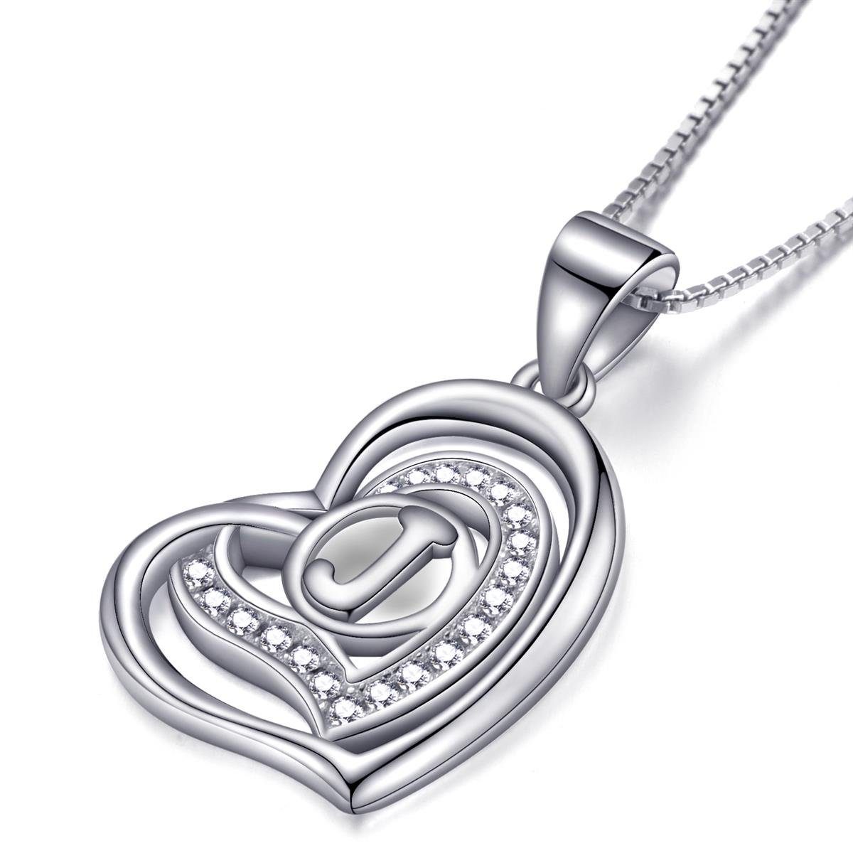 Morella Kette mit Anhänger Buchstabenkette Halskette günstig online kaufen
