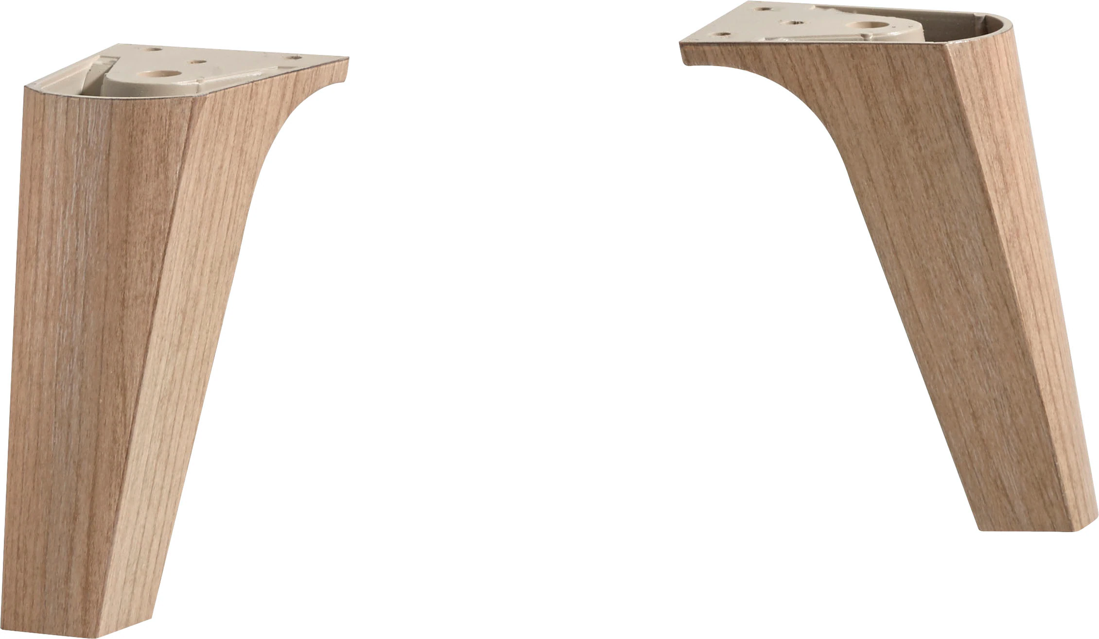 Saphir Möbelfuß "Quickset Fuß-Set, 2er Set Möbelfüße in Holzoptik, 12 cm ho günstig online kaufen