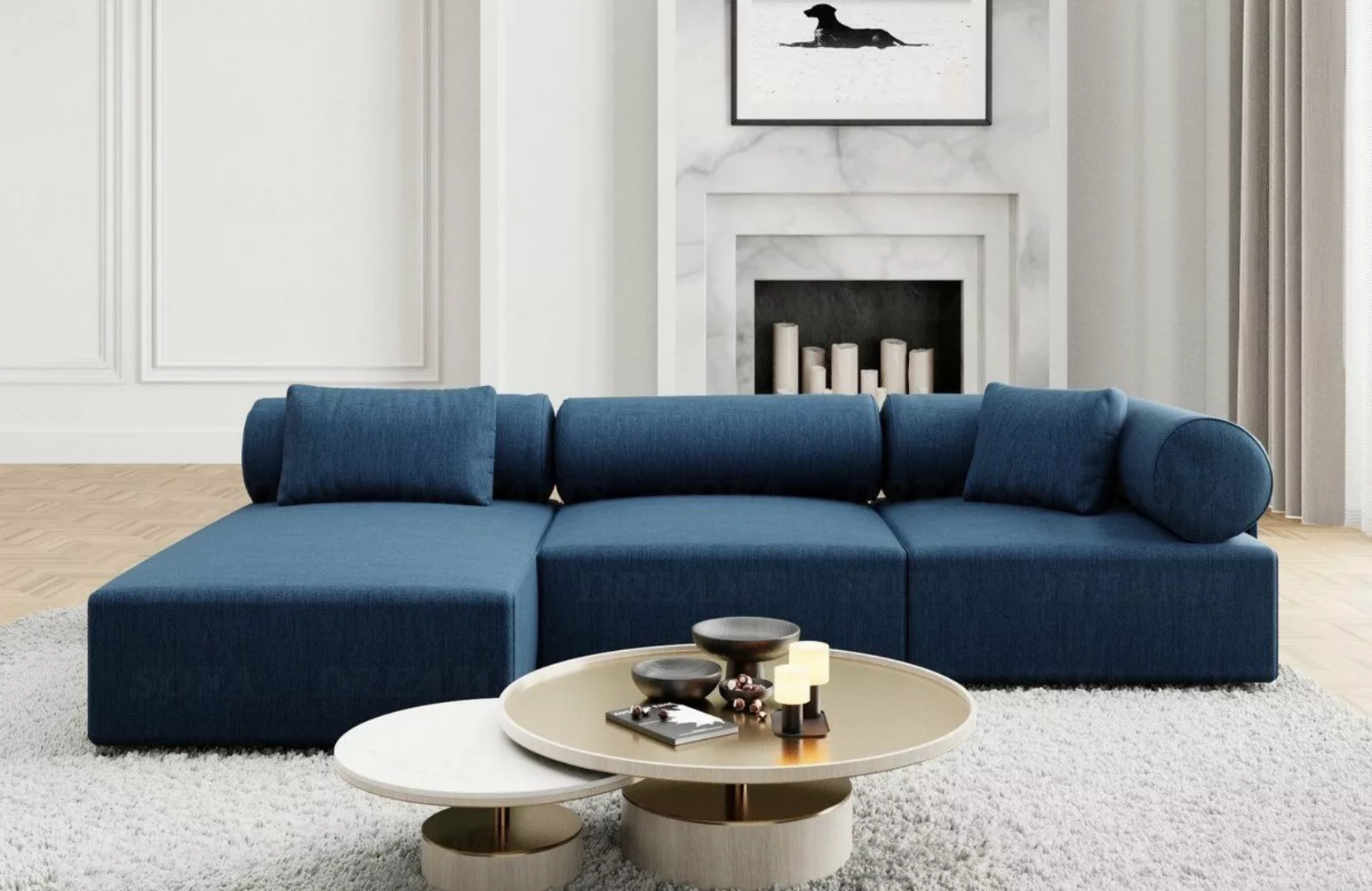 Sofa Dreams Ecksofa Polster Modern Stoff Ecksofa Couch Loungesofa Laguardia günstig online kaufen