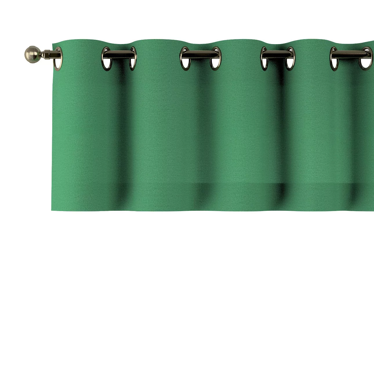 Kurzgardine mit Ösen, grün, 390 x 40 cm, Loneta (133-18) günstig online kaufen