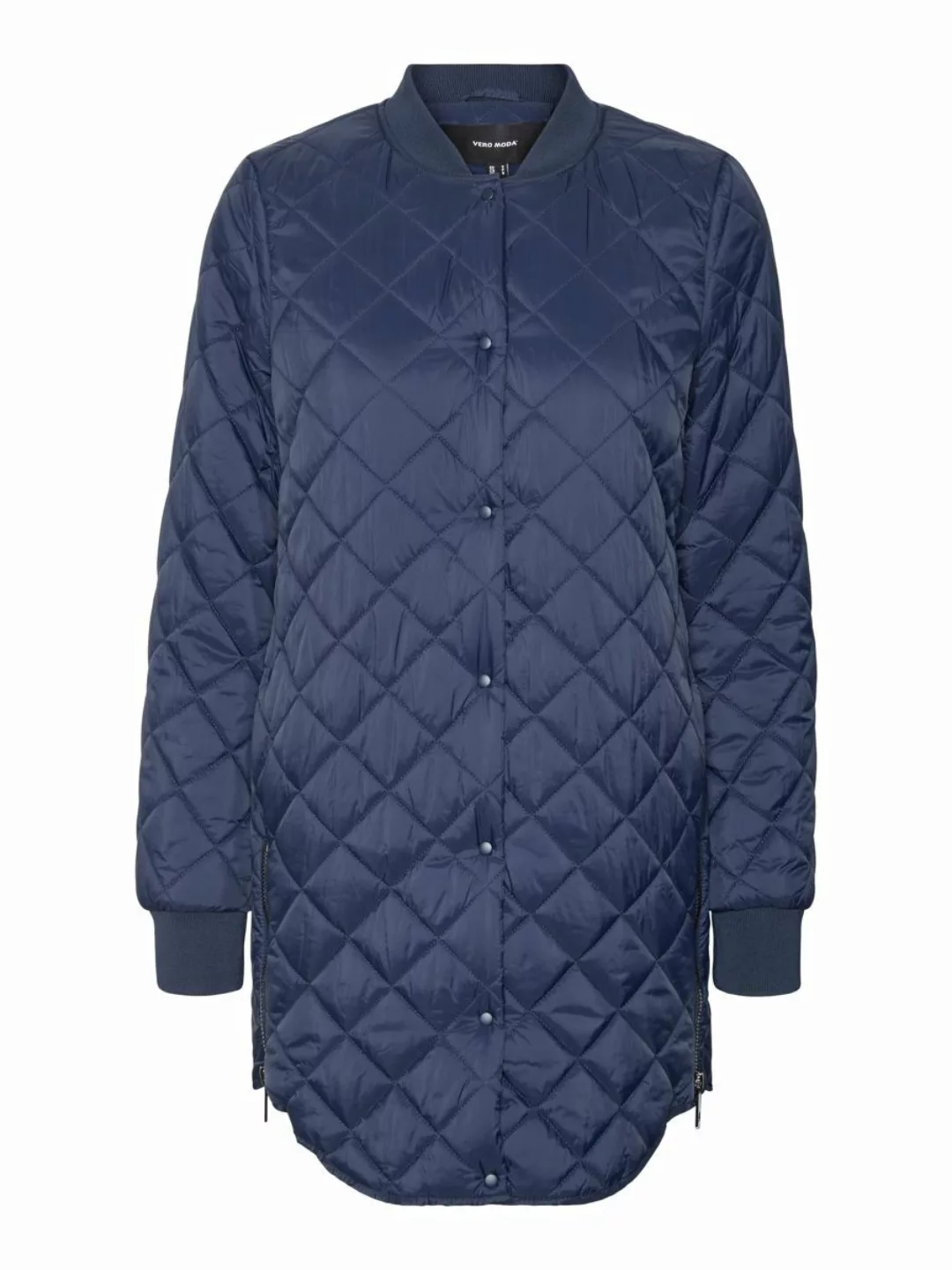 VERO MODA Longline Jacke Damen Blau günstig online kaufen