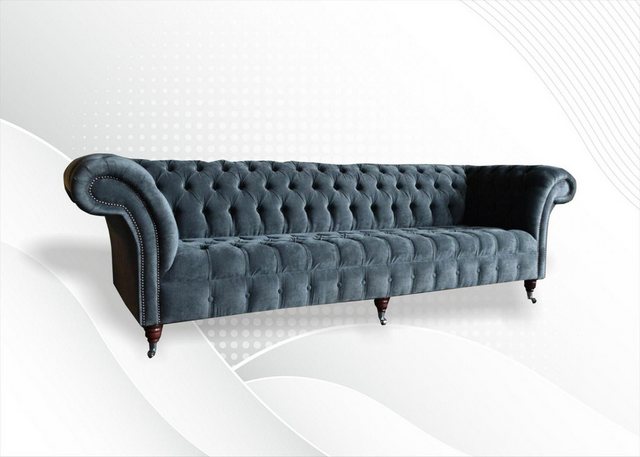 Xlmoebel Sofa Chesterfield Ledersofa mit luxuriösem Polster, Design-Couch, günstig online kaufen