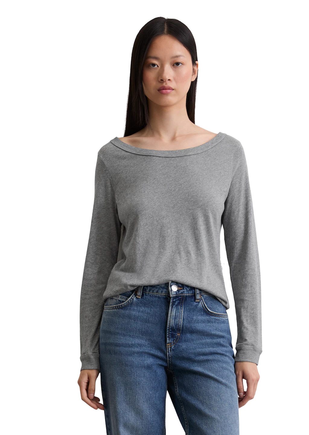 Marc OPolo Langarmshirt "aus Organic Cotton" günstig online kaufen