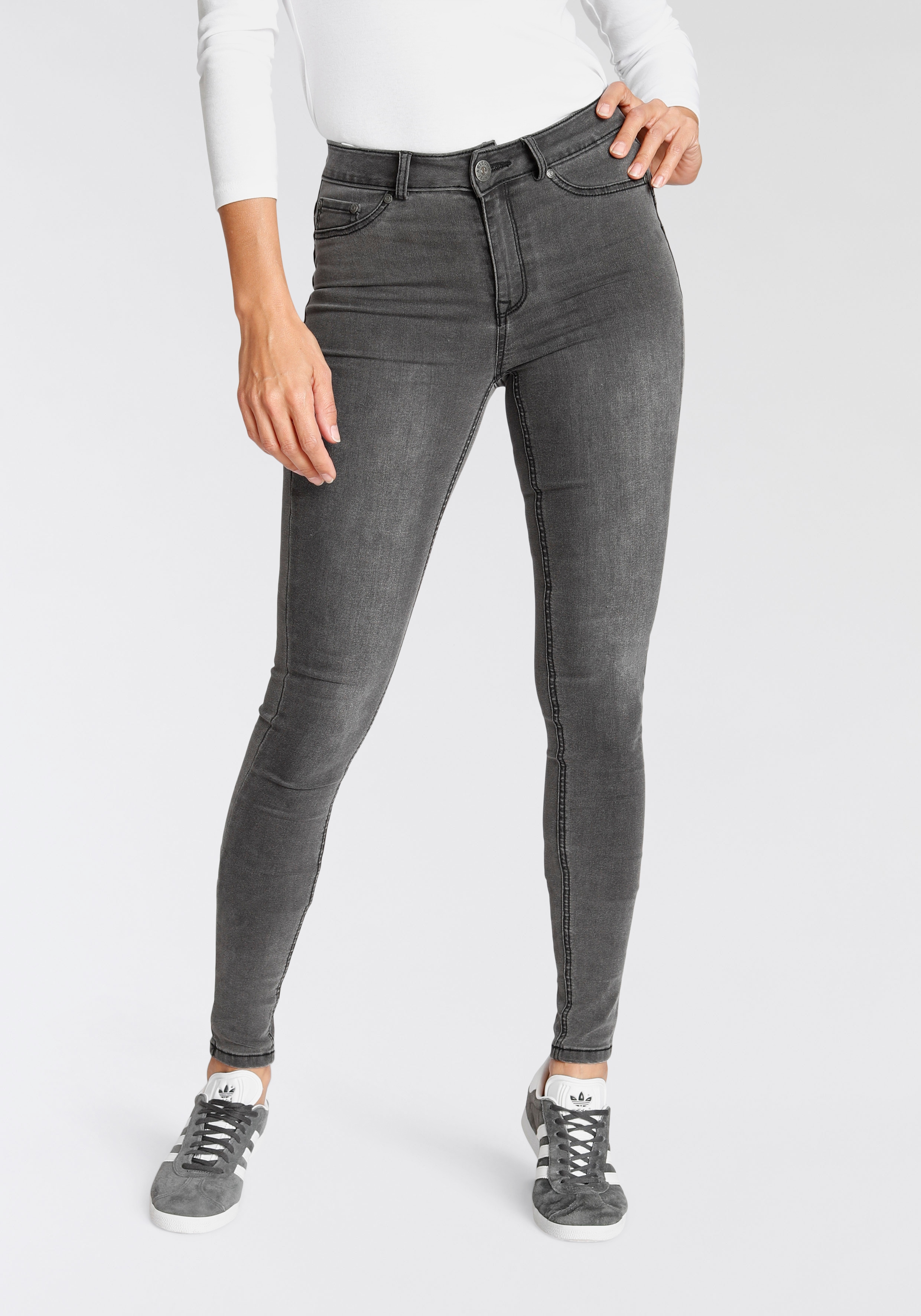 Arizona Skinny-fit-Jeans "Ultra Stretch", High Waist mit Shapingnähten günstig online kaufen