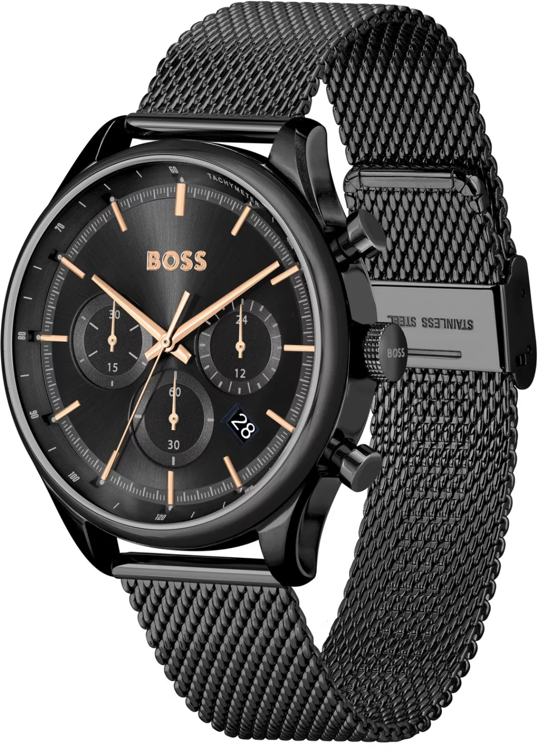 BOSS Chronograph »GREGOR, 1514065«, Quarzuhr, Herrenuhr, Armbanduhr, Stoppf günstig online kaufen