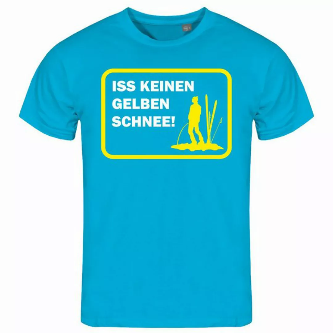 deinshirt Print-Shirt Herren T-Shirt Iss keinen gelben Schnee Funshirt mit günstig online kaufen