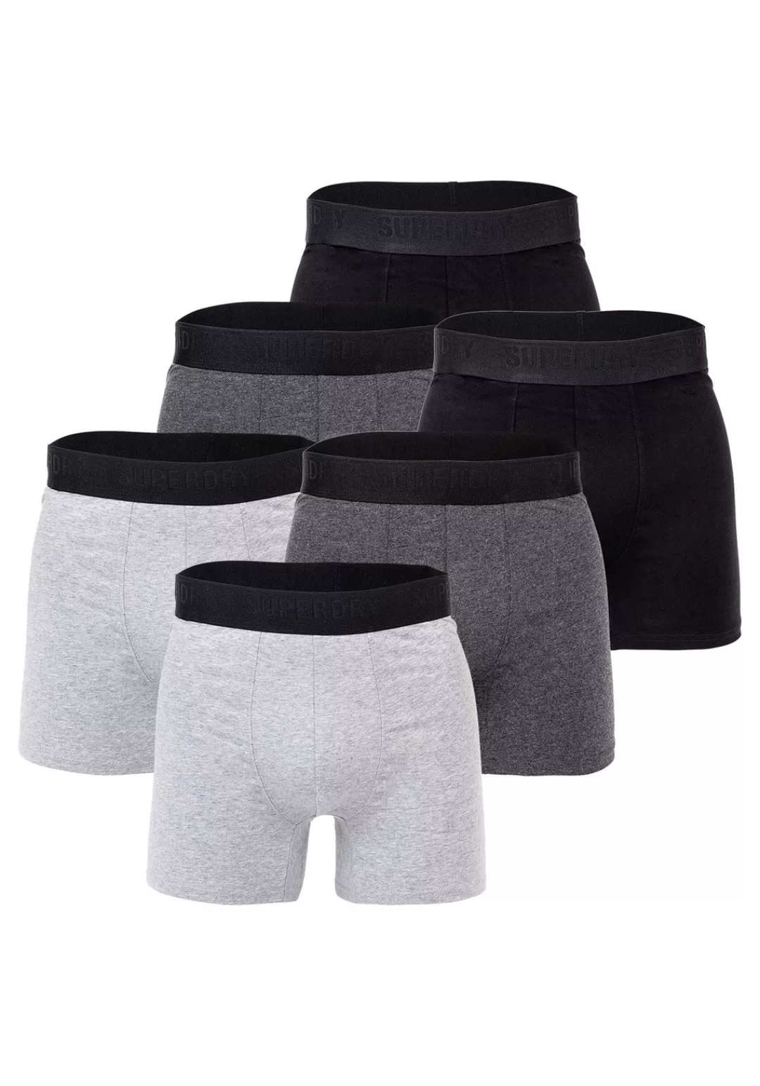 Superdry Boxershorts "Boxershort BOXER MULTI TRIPLE PACK 6er Pack" günstig online kaufen