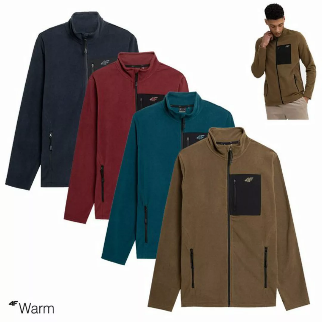 4F Trekkingjacke 4Fwarm - wärmende Herren Thermofleece Jacke Outdoor Fleece günstig online kaufen