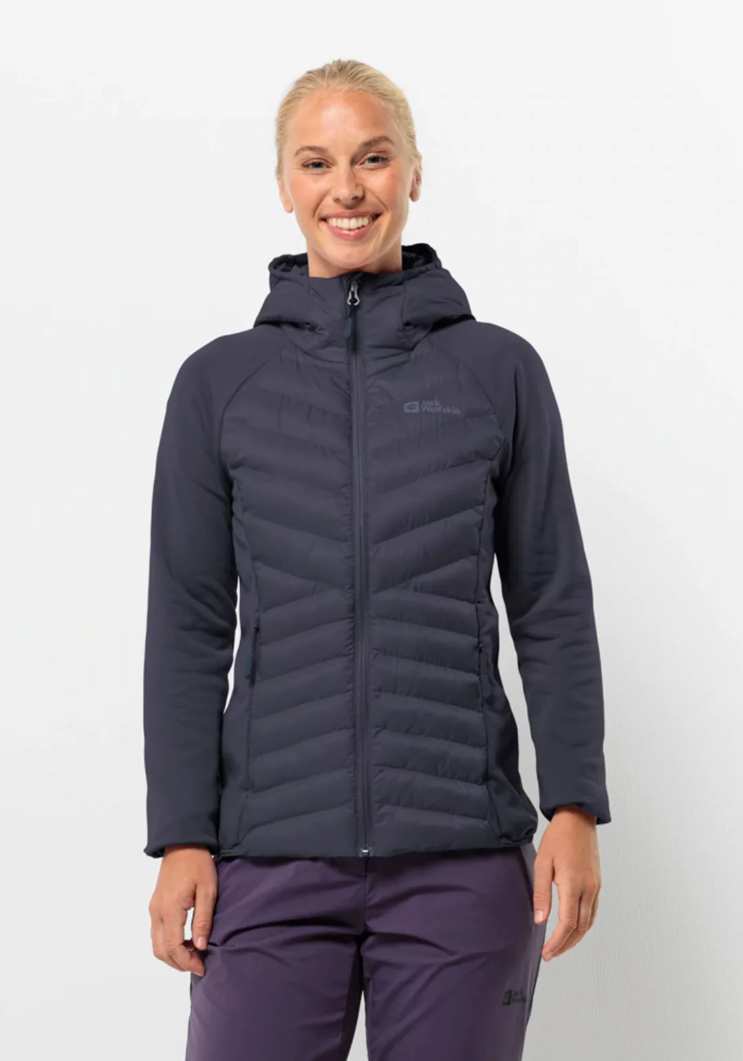 Jack Wolfskin Hybridjacke "ROUTEBURN PRO HYBRID W", mit Kapuze günstig online kaufen