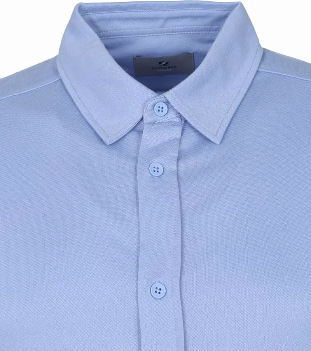 Suitable Prestige Earl Short Sleeve Shirt Hellblau - Größe M günstig online kaufen