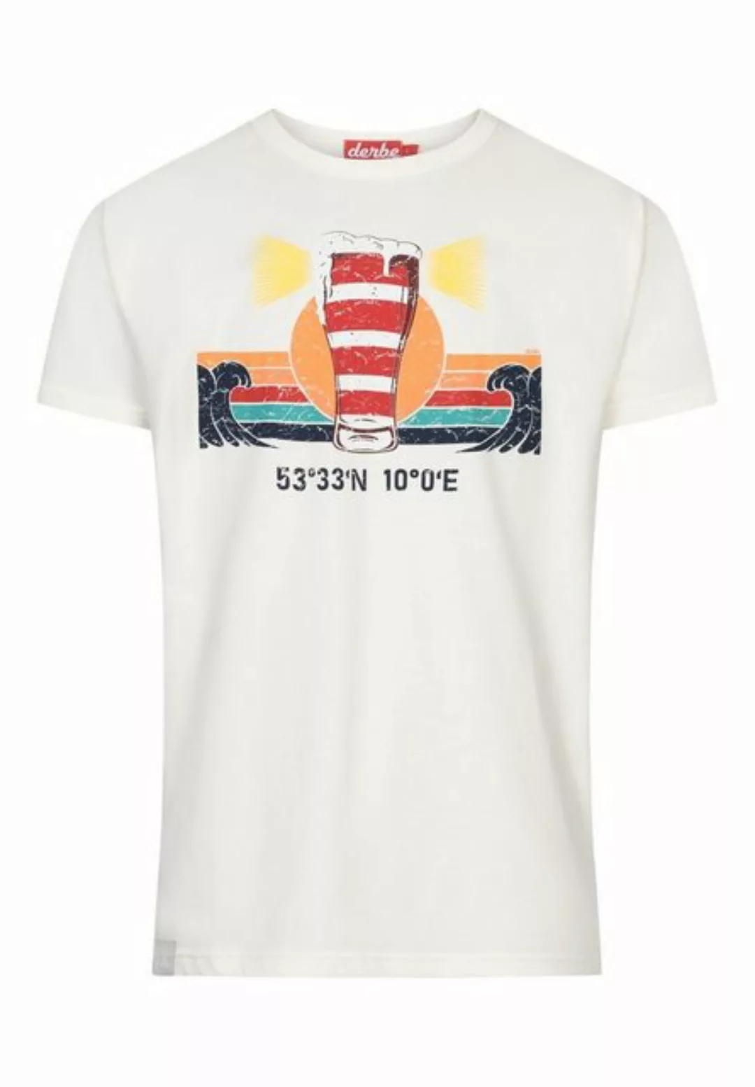Derbe Print-Shirt Leuchtbier Herren T-Shirt (1-tlg) günstig online kaufen
