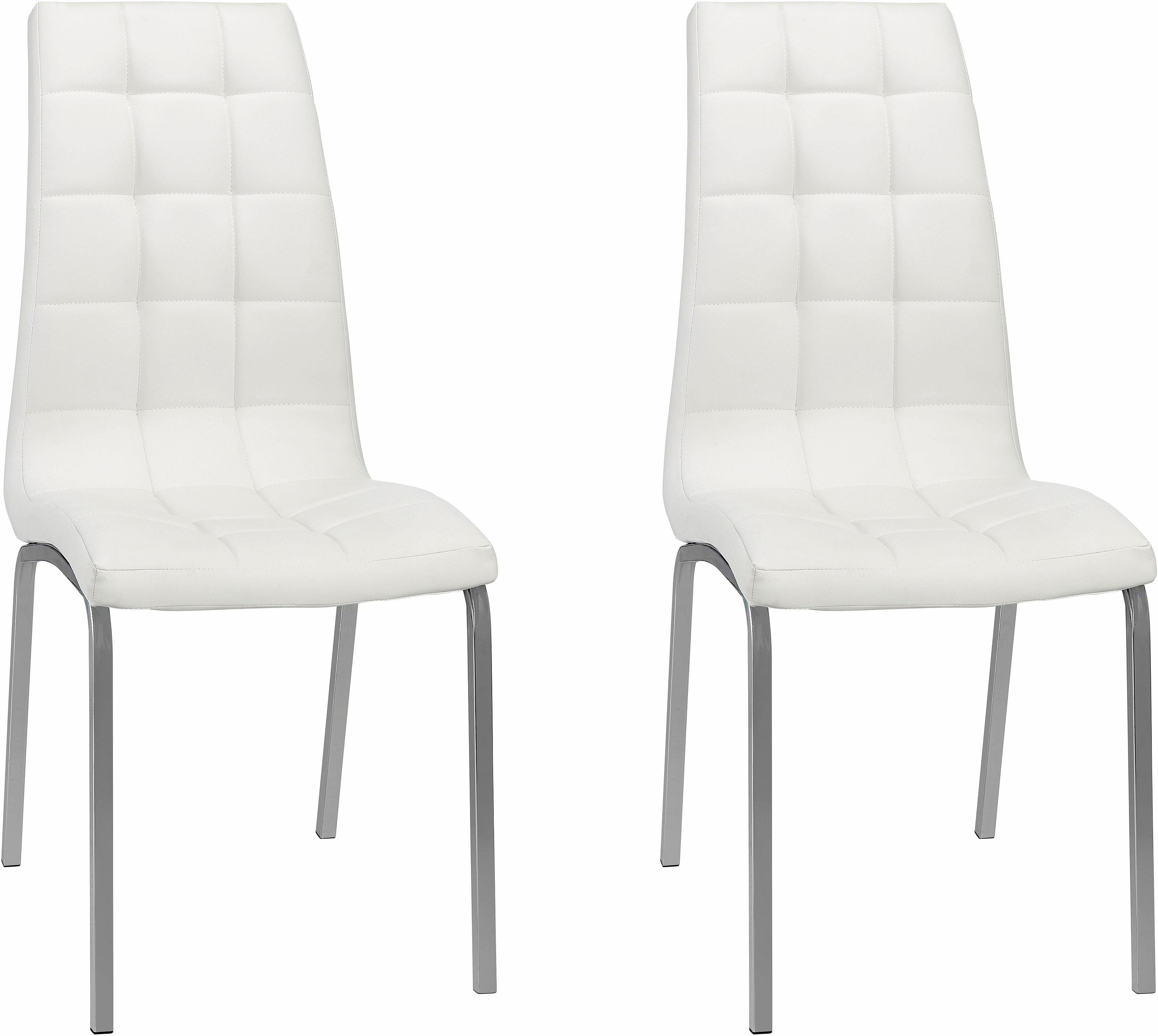 INOSIGN 4-Fußstuhl "Lila", (Set), 2 St., Kunstleder, (2 Stück) Bezug in Kun günstig online kaufen