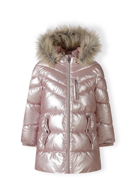 MINOTI Winterjacke Gefütterte Jacke im Metallic-Look, mit abnehmbarem Kunst günstig online kaufen