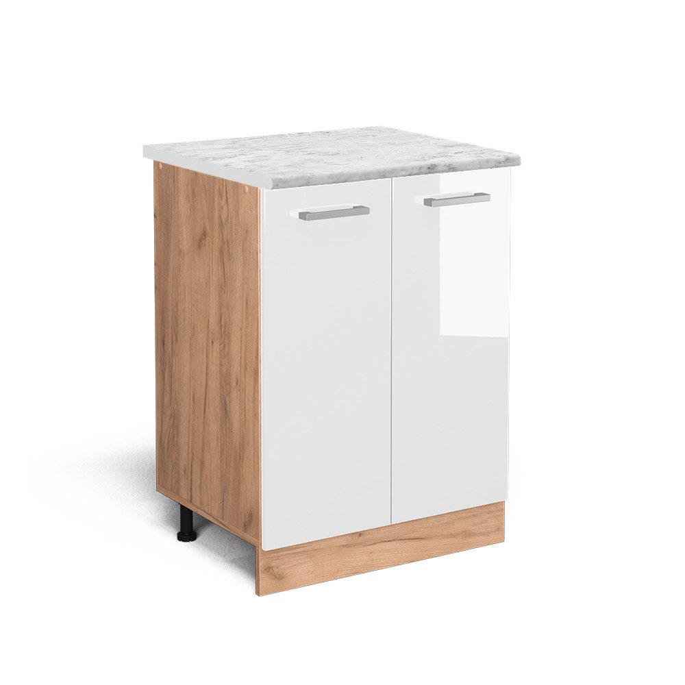 Vicco Unterschrank R-Line, Weiß Landhaus/Anthrazit, 60 günstig online kaufen