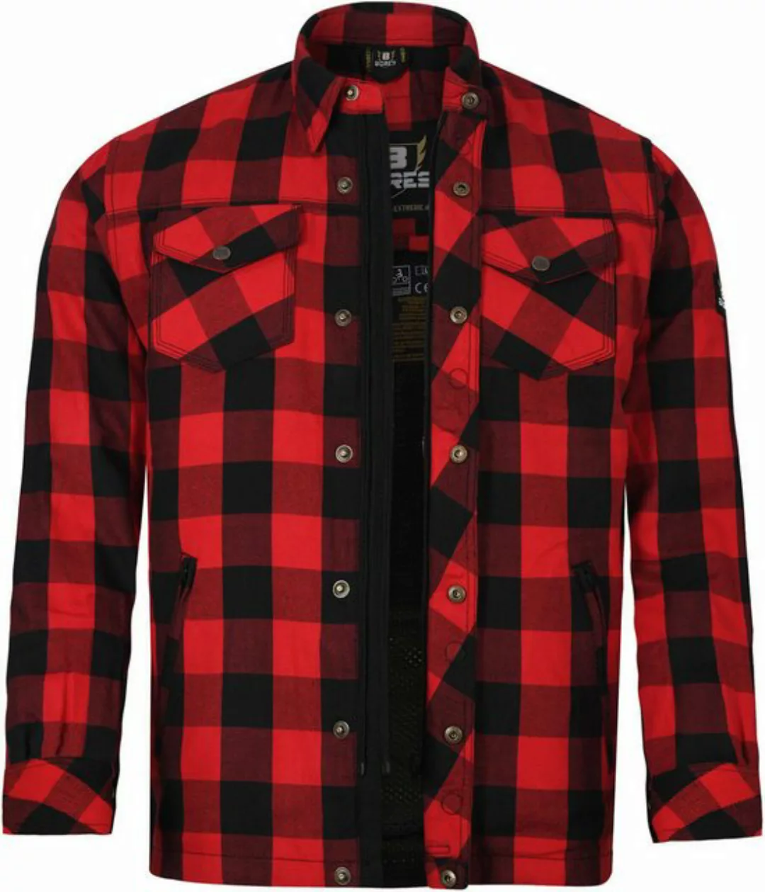 Bores Motorradjacke Lumberjack Basic Motorrad Hemd günstig online kaufen