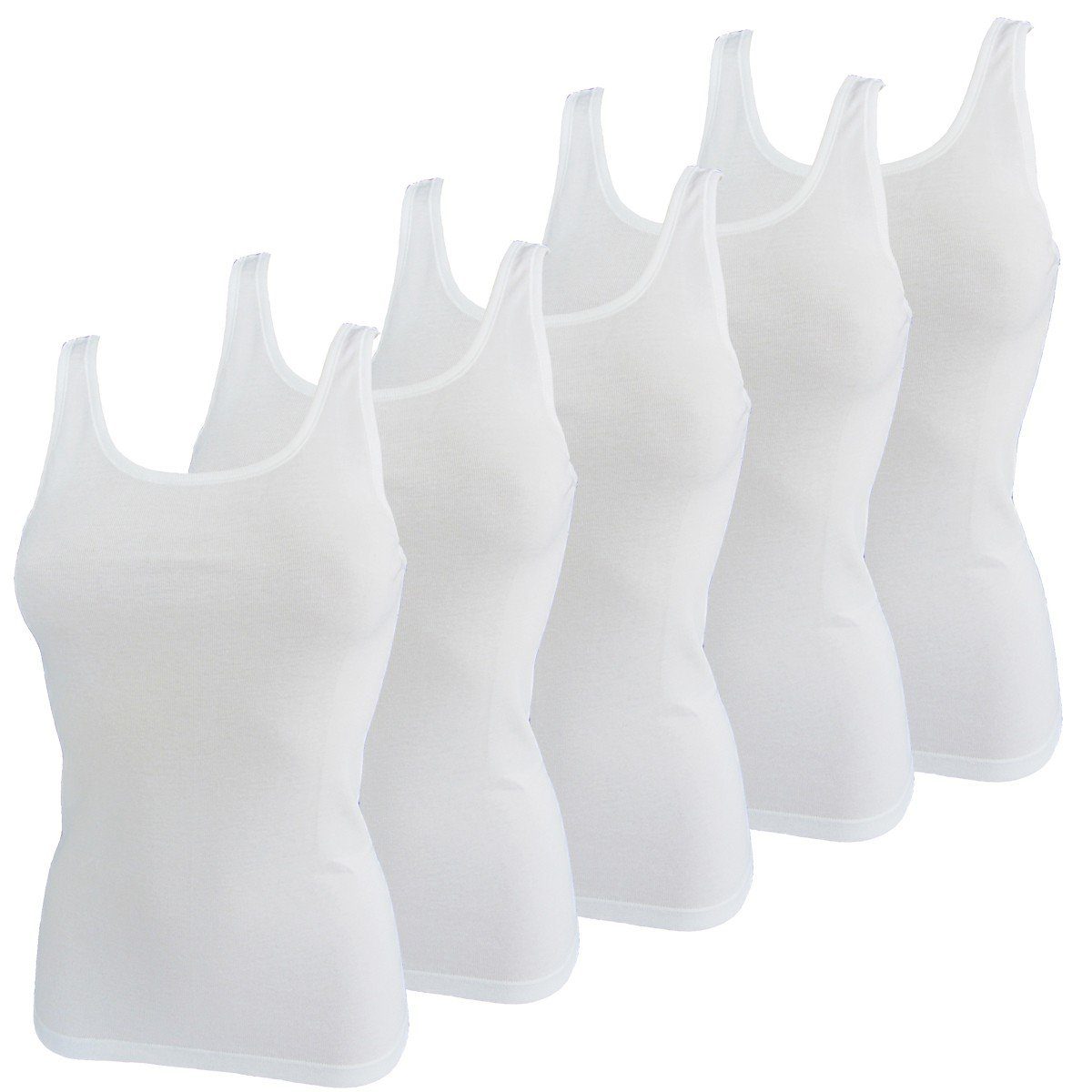 HERMKO Achselhemd 1310 5er Pack Damen günstig online kaufen