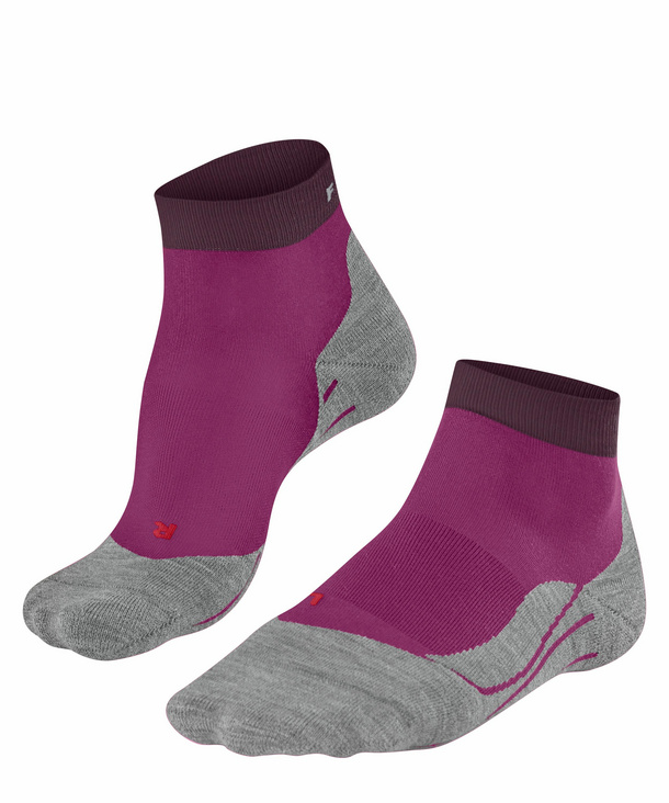 FALKE RU4 Short Damen Laufsocken, 37-38, Lila, Baumwolle, 16706-869202 günstig online kaufen