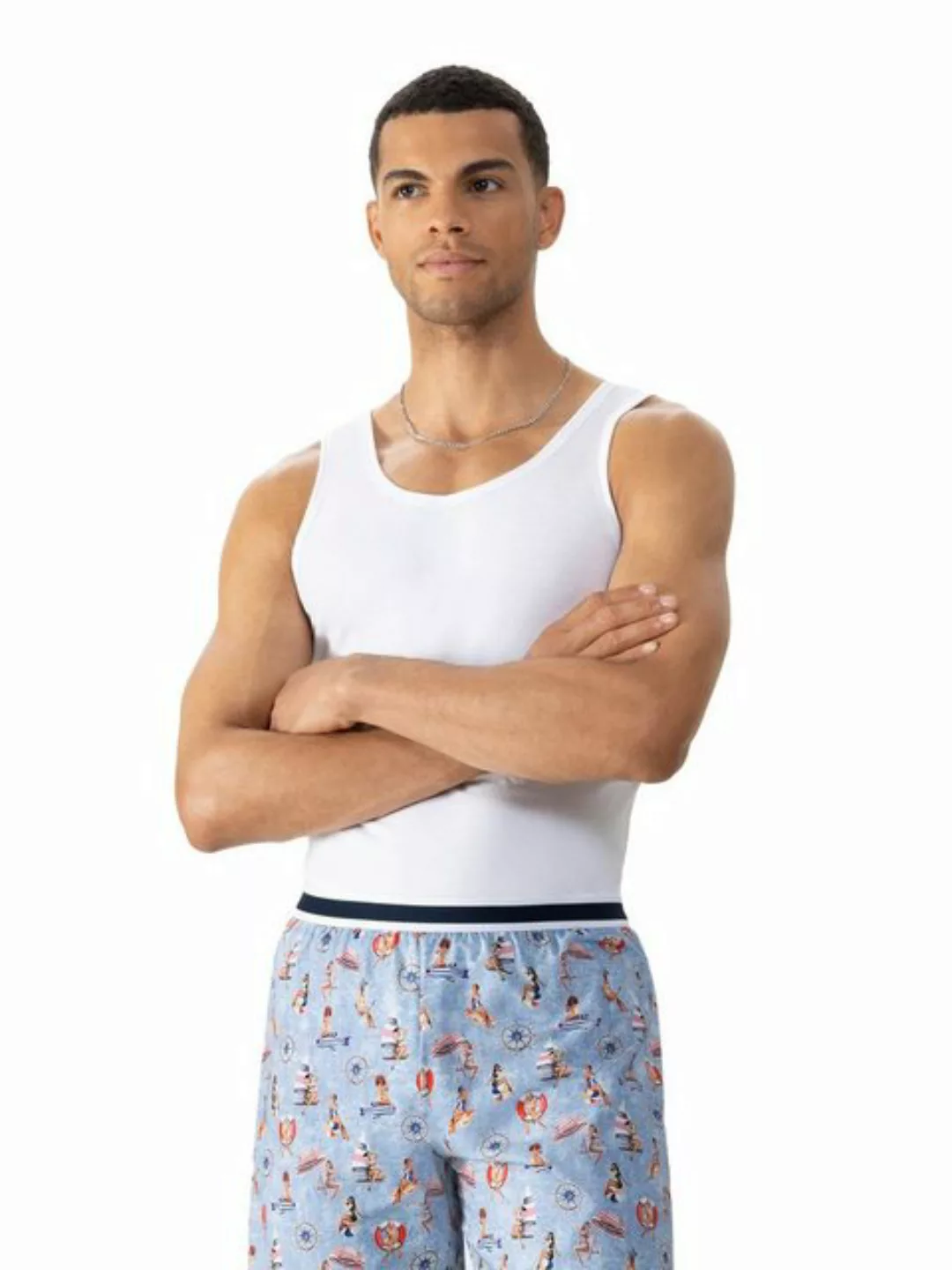 Mey Pyjamahose Mey Hose kurz 31197 baltic Ocean (1 Stück, 1-tlg., 1 Stück) günstig online kaufen