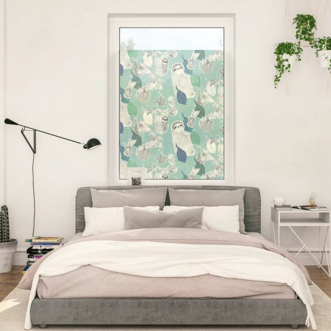 LICHTBLICK Fensterfolie grün B/L: ca. 100x180 cm günstig online kaufen
