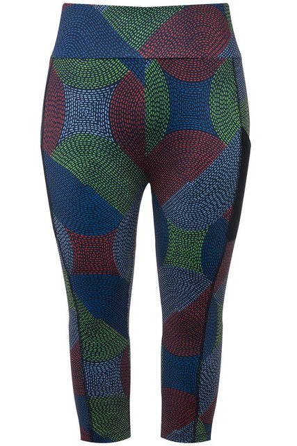 Ulla Popken Lederimitathose 3/4-Sportleggings schnelltrocknend Tasche recyc günstig online kaufen