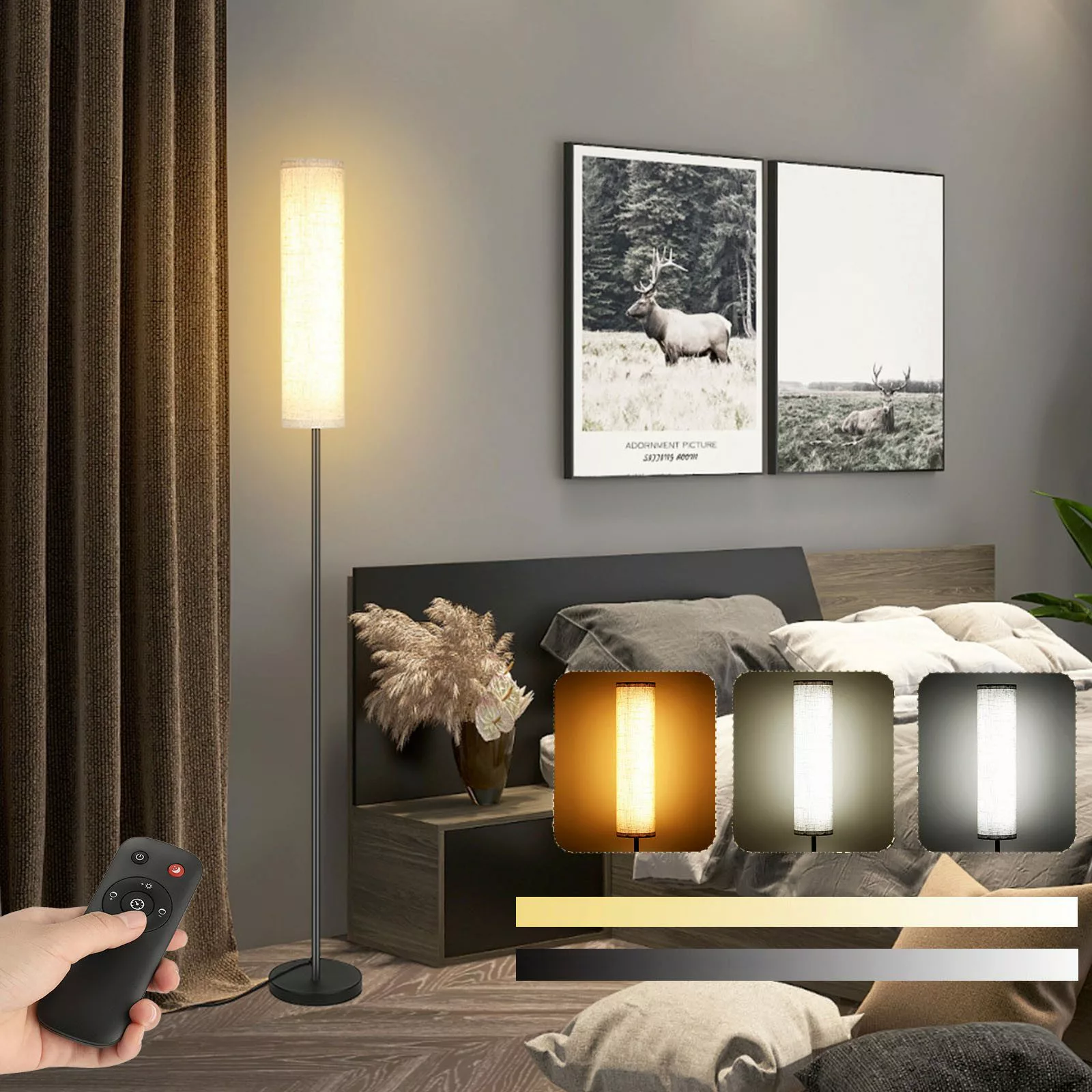 oyajia LED Stehlampe Moderne Stehlampe 170cm, günstig online kaufen