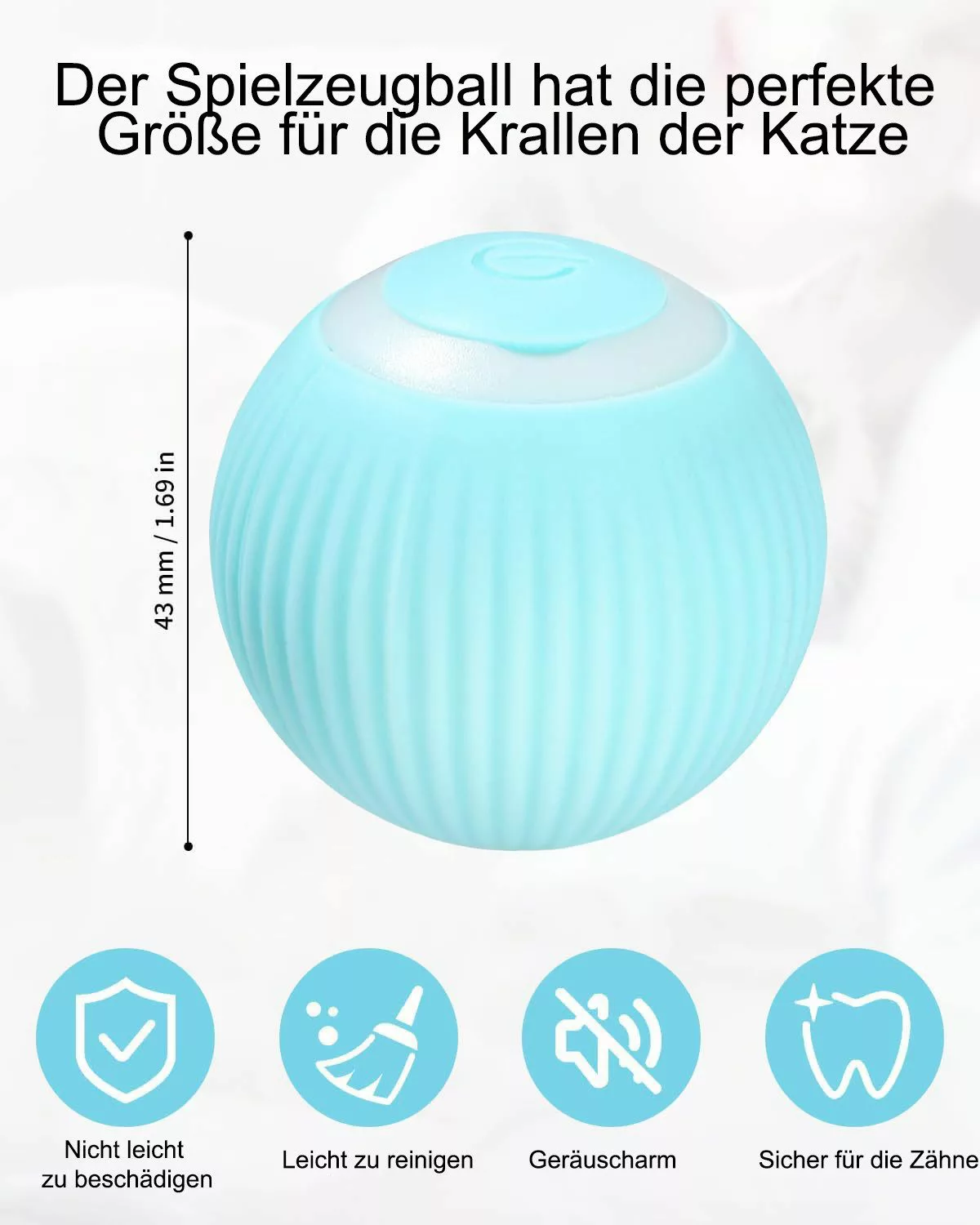 SinLaw Tier-Intelligenzspielzeug Elektrische Katzenbälle,Interaktives Katze günstig online kaufen