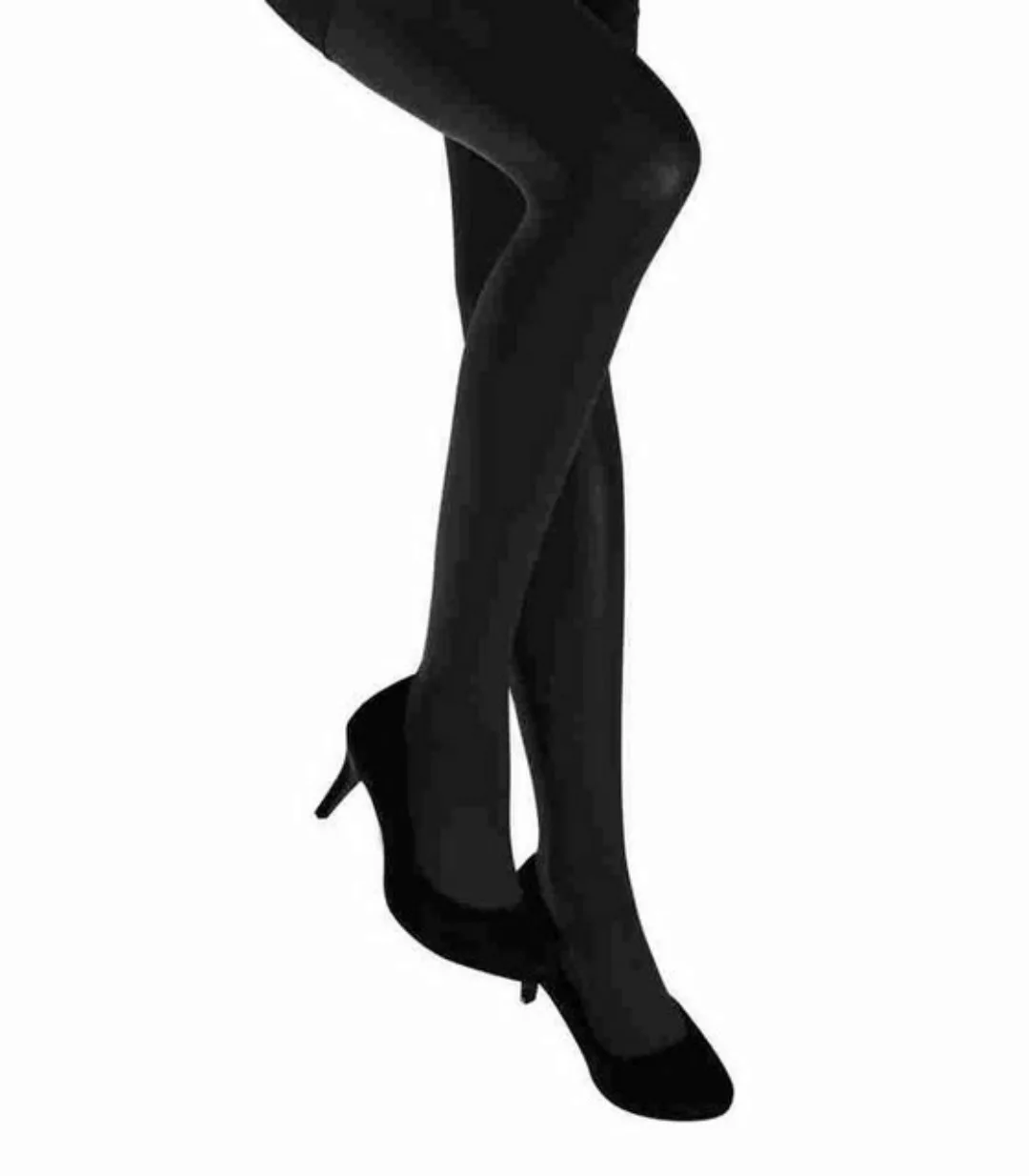 Sympatico Leggings Plus Size Damen Strumpfhose SIMONA 100 DEN 3D schwarz-XX günstig online kaufen
