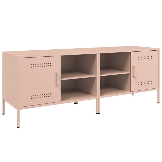 vidaXL TV-Schrank TV-Schränke 2 Stk. Rosa 68x39x50,5 cm Stahl (2-St) günstig online kaufen