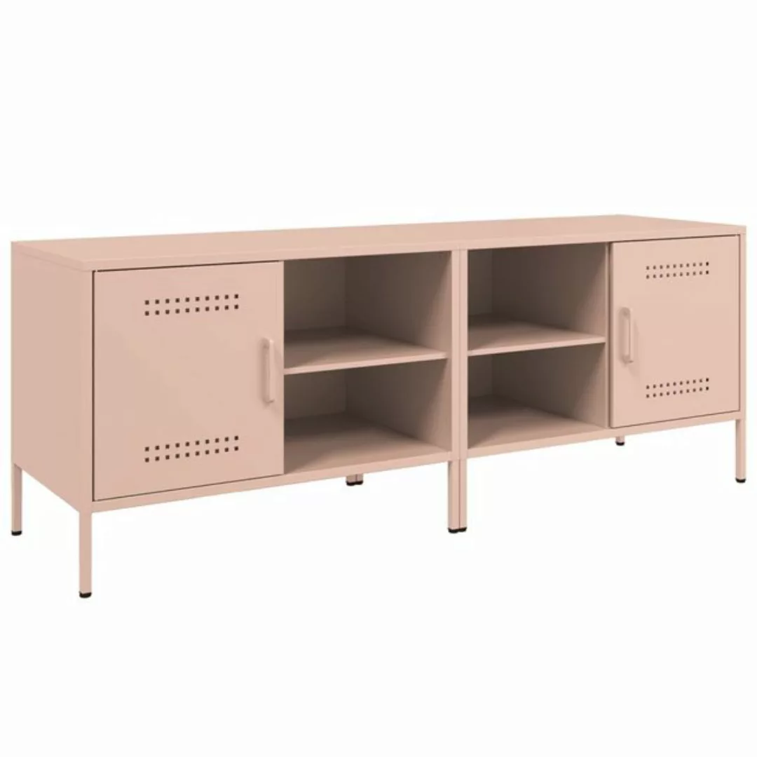 vidaXL TV-Schrank TV-Schränke 2 Stk. Rosa 68x39x50,5 cm Stahl (2-St) günstig online kaufen