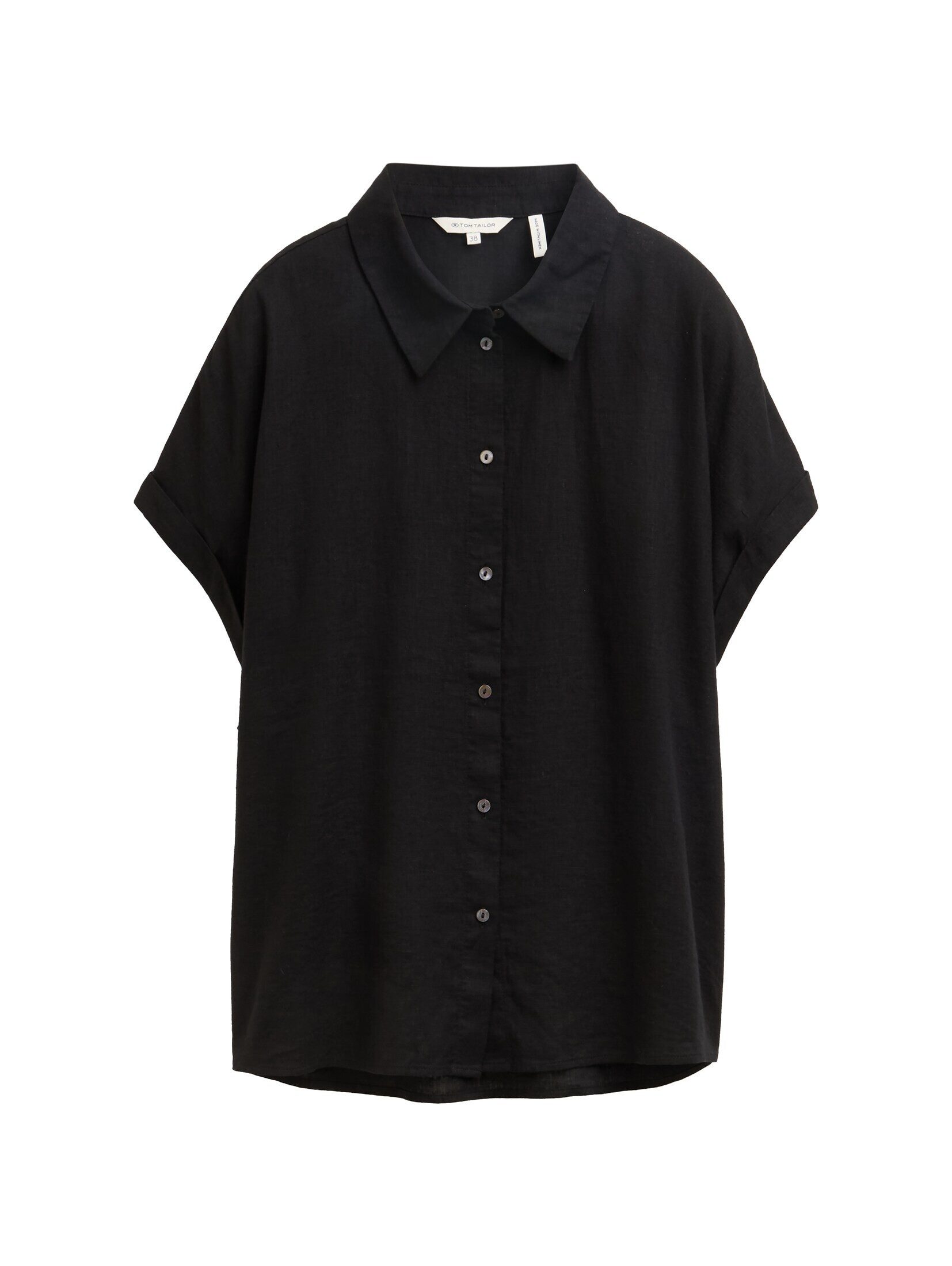 TOM TAILOR Kurzarmbluse Loose Fit Bluse günstig online kaufen