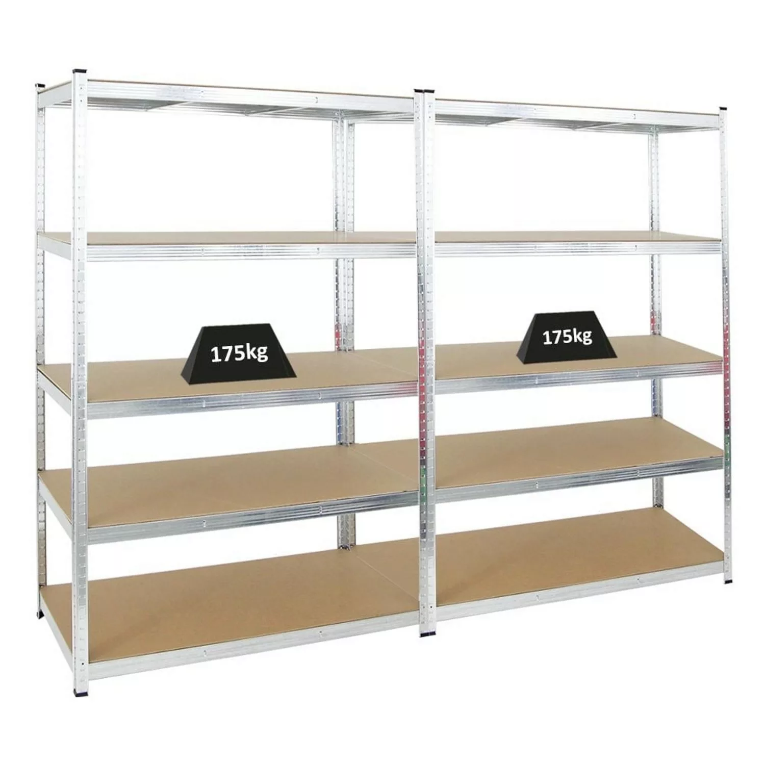 PROREGAL Mega Deal 2x Schwerlastregal Ragnar HxBxT 180 x 120 x 60 cm Fachla günstig online kaufen