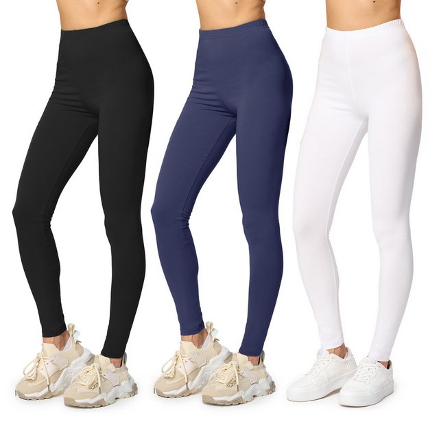 Merry Style Leggings Damen Hosen aus Baumwolle MS10-198 (1-tlg) elastischer günstig online kaufen